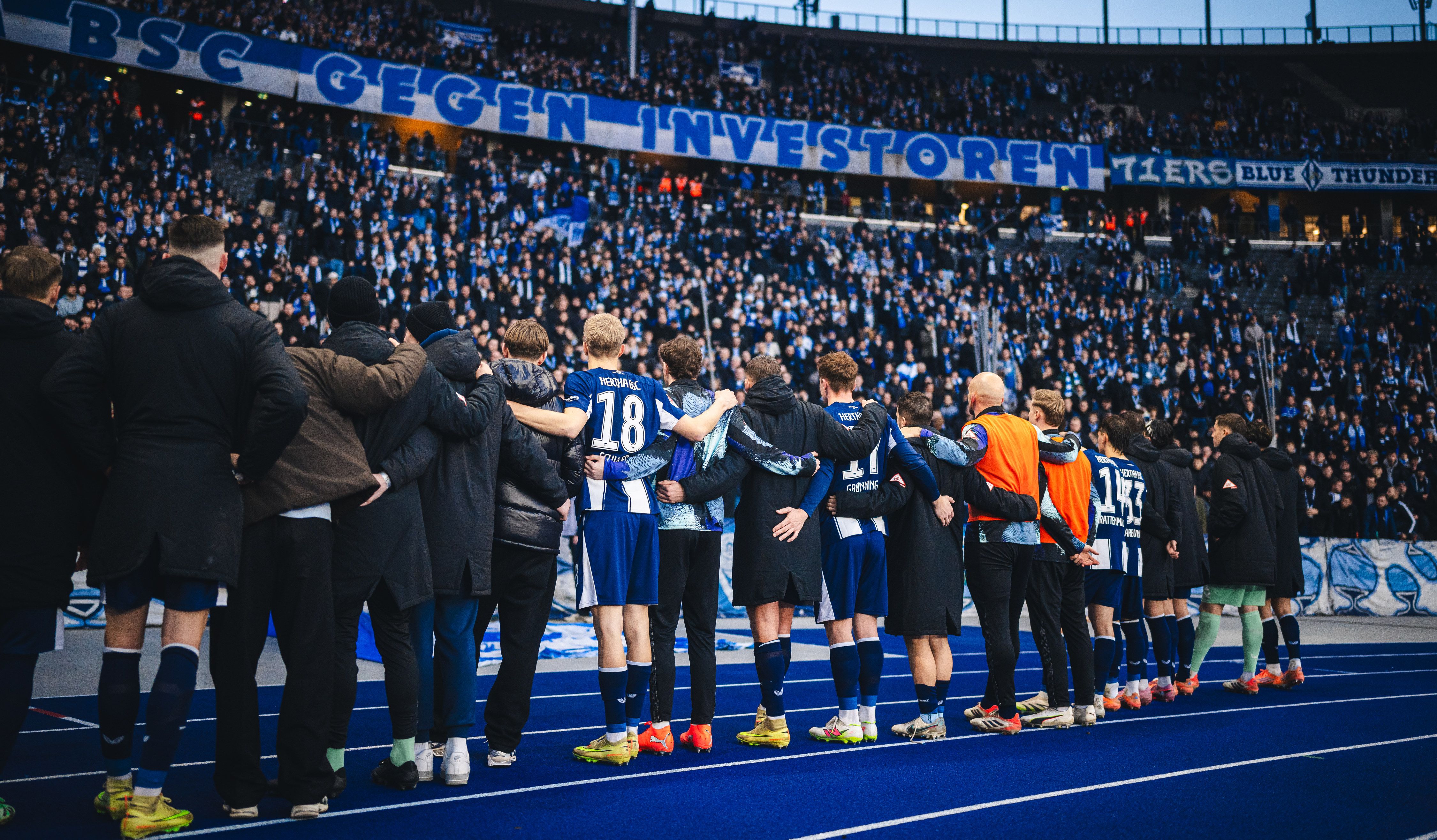 Hertha BSC: Fans zeigen nach Niederlage gegen 1. FC Magdeburg wahre Größe