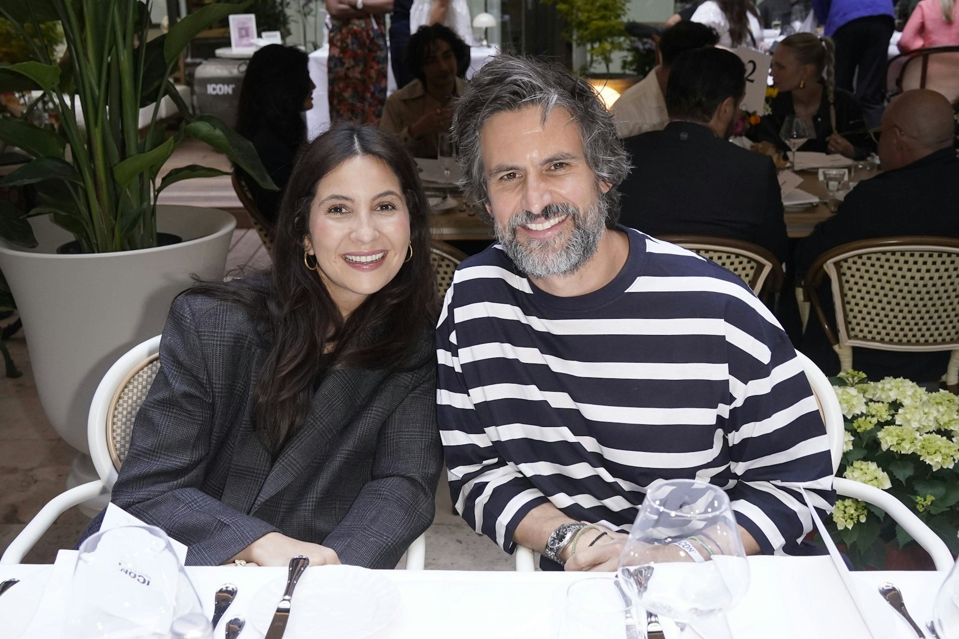 Chryssanthi Kavazi mit Ehemann Tom Beck im Juni 2025.