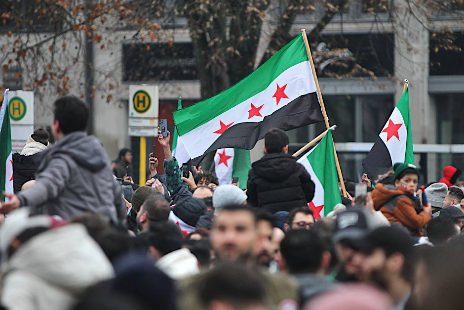 Berlin: Syrer feiern den Sturz des Assad-Systems (Archivbild)
