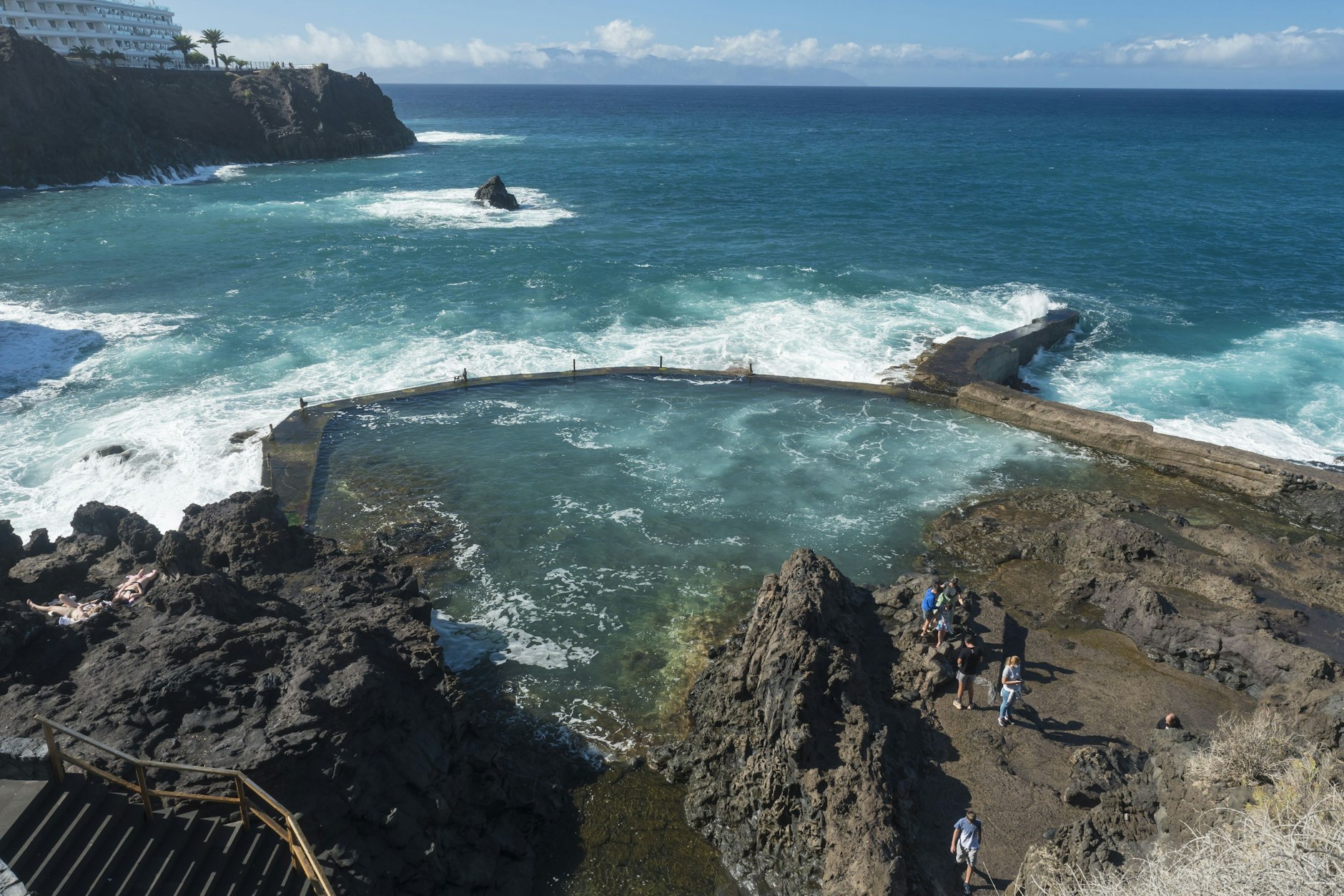 Symbolbild: Ein Meerwasser-Pool im Ort Isla Cangrejo auf Teneriffa.