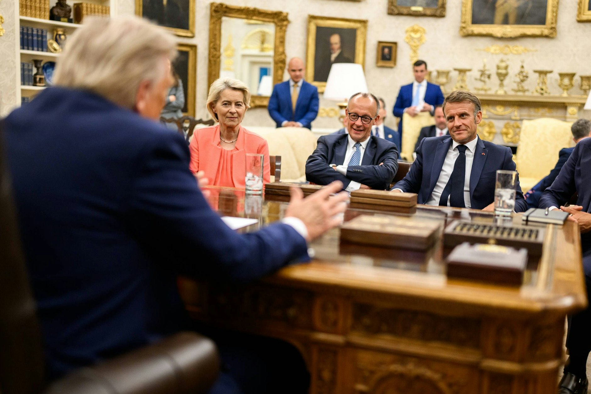 Herausforderungen in den europäisch-amerikanischen Beziehungen? Europäische Staatschefs zu Gast im Weißen Haus bei US-Präsident Donald Trump