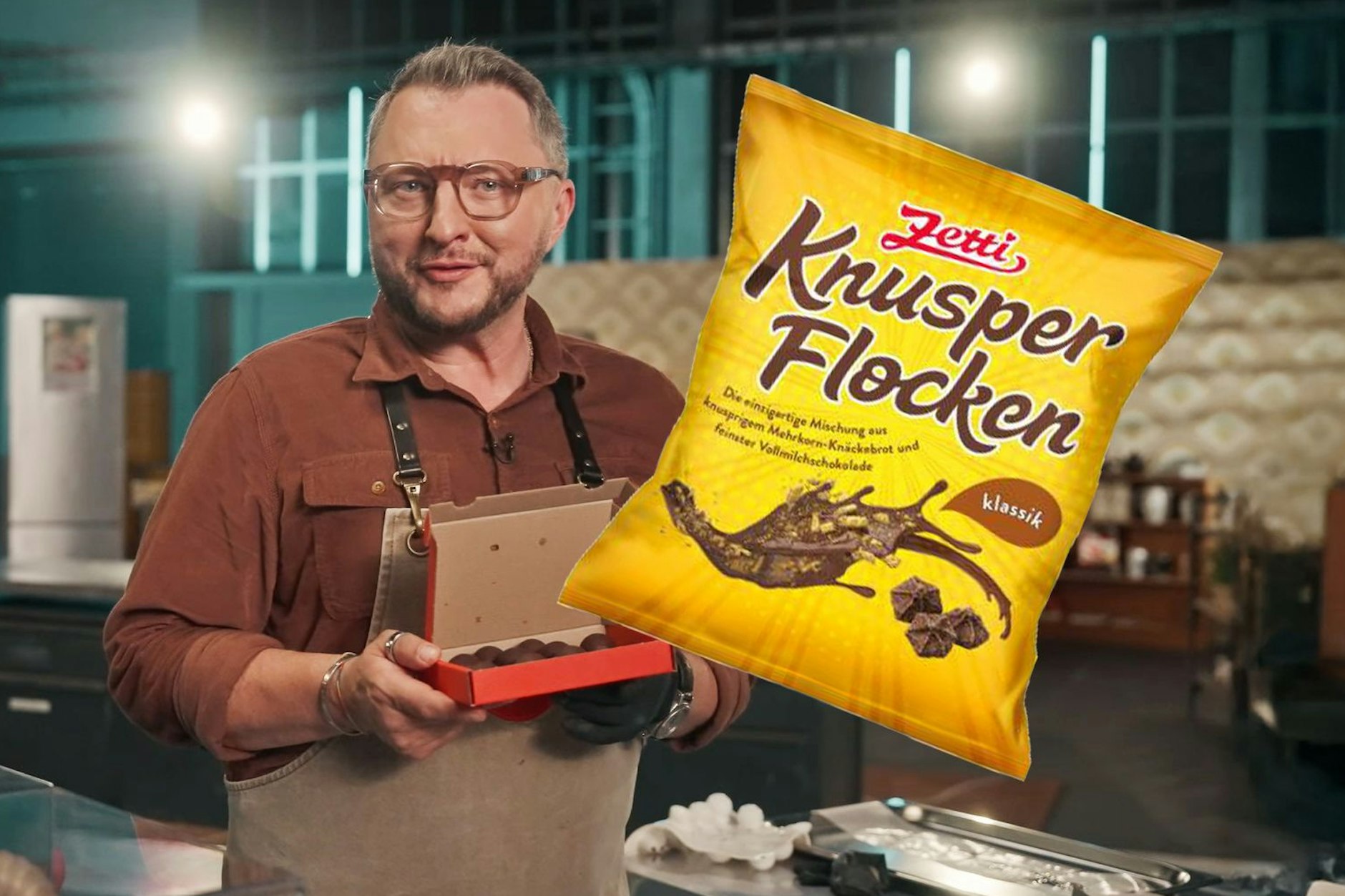 Sebastian Lege widmete sich in seiner Sendung schon den berühmten Halloren-Kugeln. Aber: Was sagt der ZDF-Koch aus Bremen zu den Knusperflocken aus dem Osten?