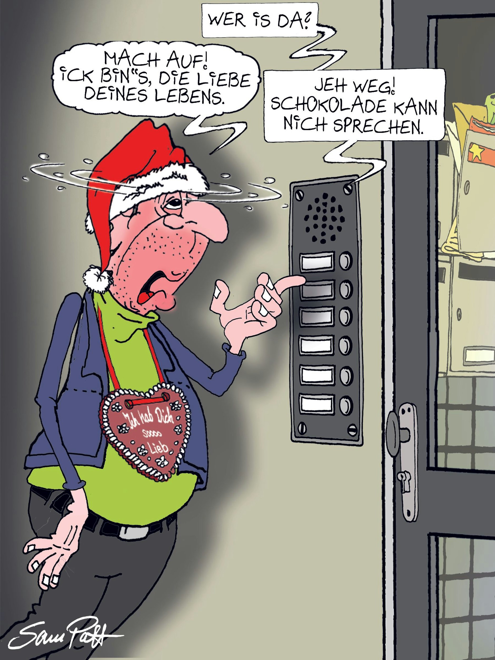 Der Cartoon des Tages vervollständigt jeden Tag unsere Rubrik Witz des Tages. Genießen Sie mit diesem Stückchen Berliner Humor den Start in den Tag!