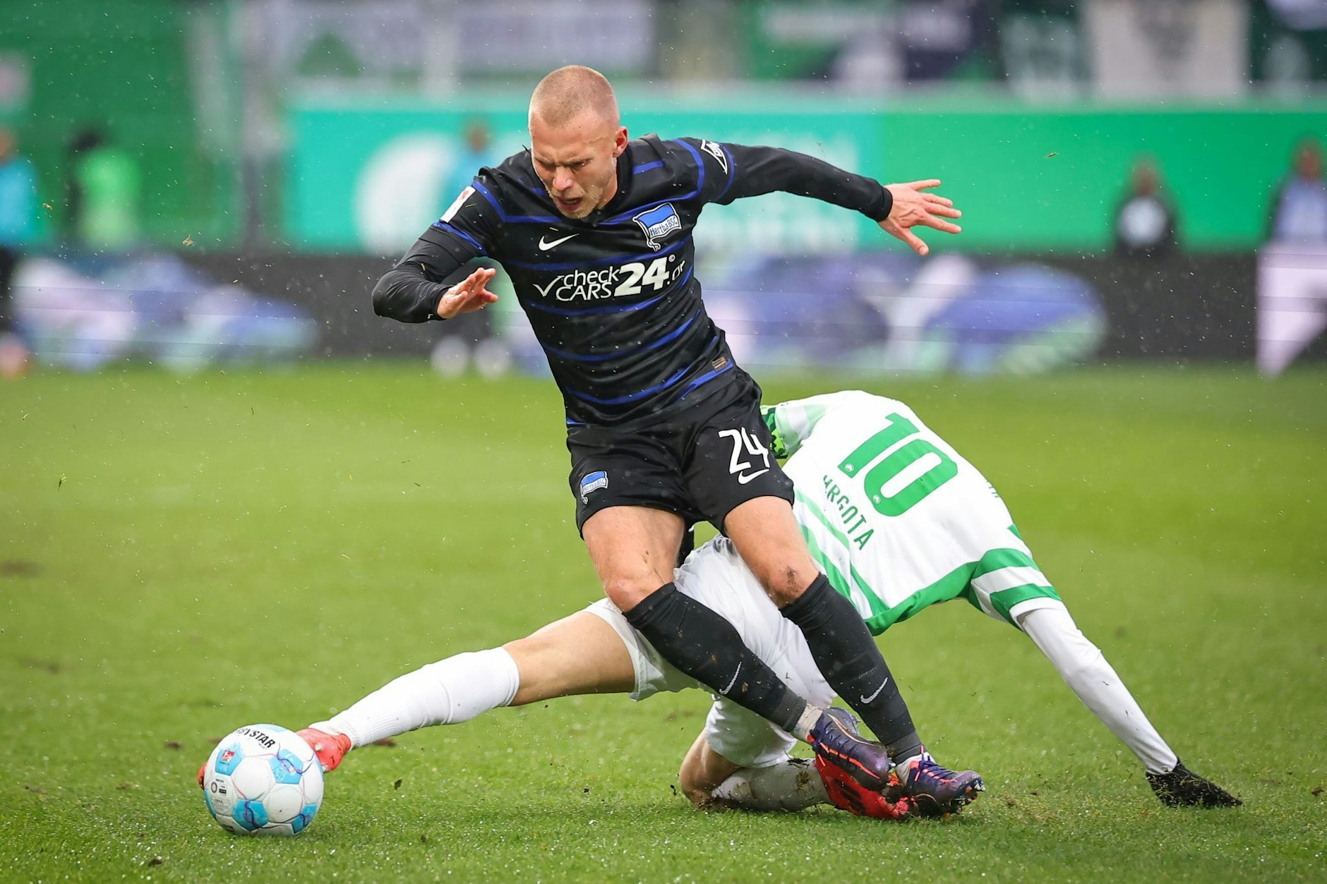 Wiedergutmachung? Jon Dagur Thorsteinsson und Hertha BSC wollen nach dem Ausrutscher gegen Magdeburg in Fürth wieder dreifach punkten