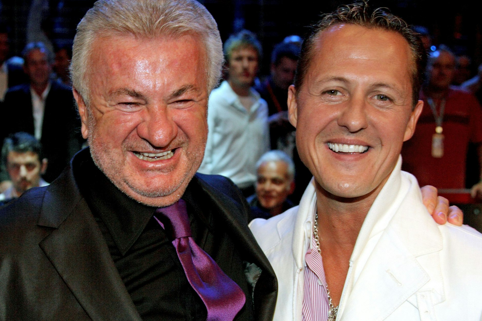 Willi Weber an der Seite von Michael Schumacher – über 20 Jahre prägten sie gemeinsam die Formel-1-Erfolge des Rekordweltmeisters.