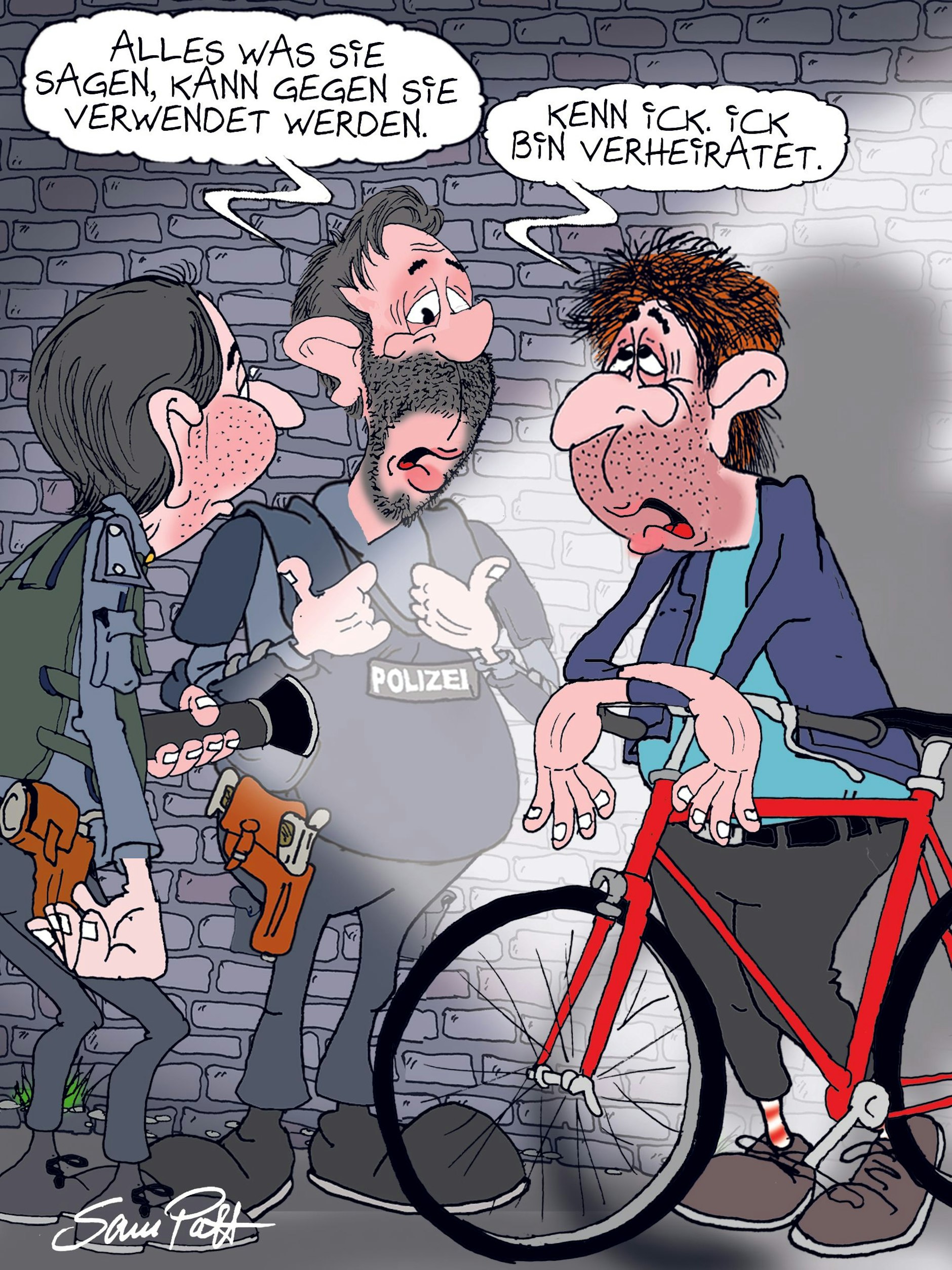 Der Cartoon des Tages kommt auch heute von unserem Zeichner Sam Paff aus Berlin. Genießen Sie mit ihm den Start in den ersten Weihnachtsfeiertag!