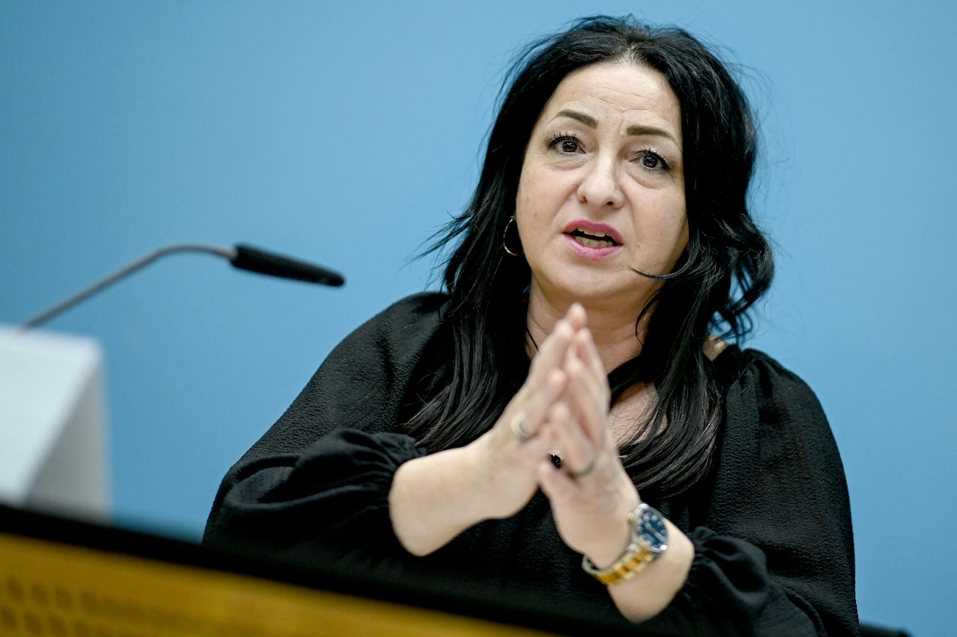 Dilek Kalayci (SPD), während der Corona-Krise Senatorin für Gesundheit, Pflege und Gleichstellung.