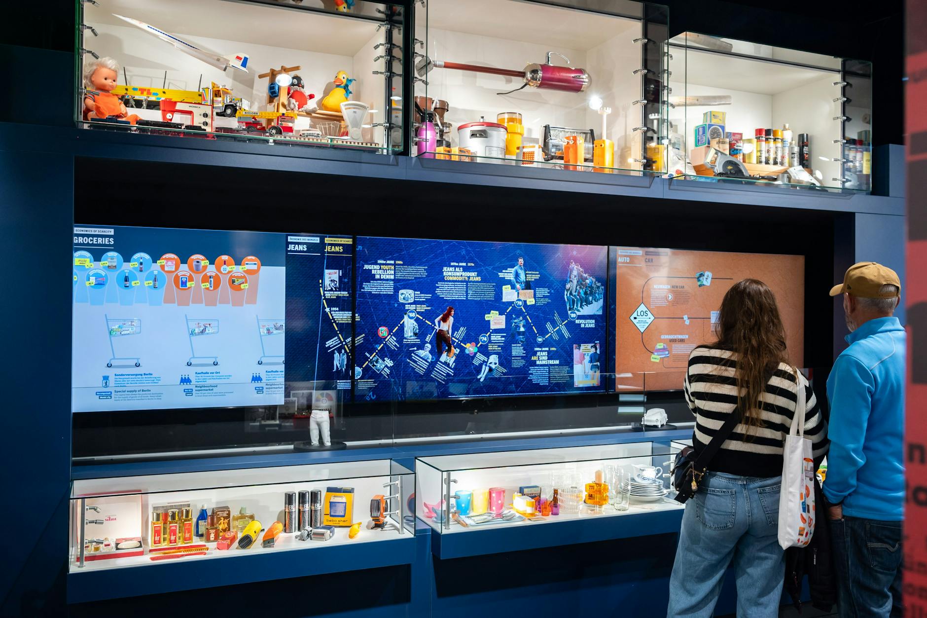 Es gab zwar eine breite Produktpalette in der DDR, nur vieles war für die Bürger nicht ohne Weiteres erreichbar.