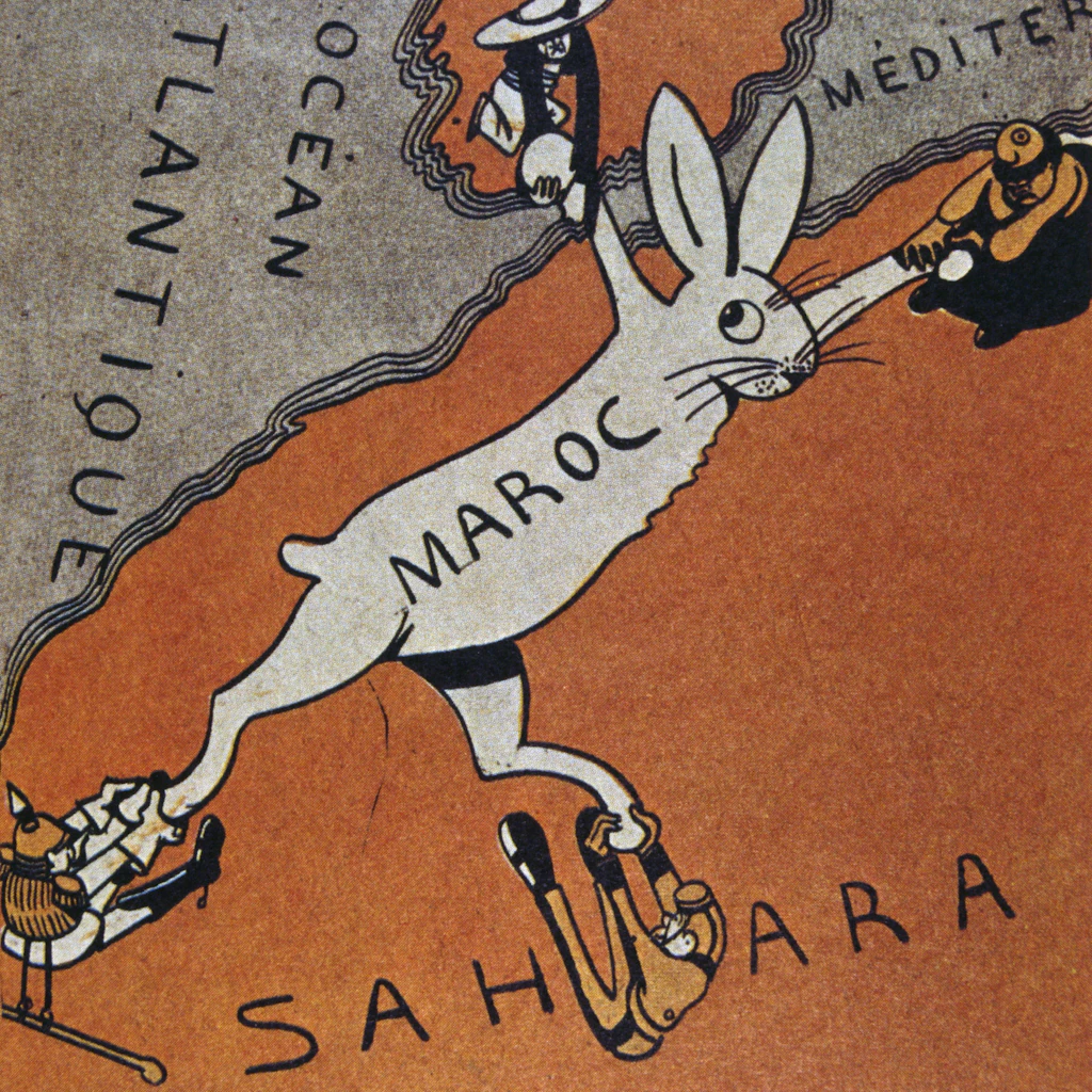 Eine satirische Illustration aus dem Jahr 1903