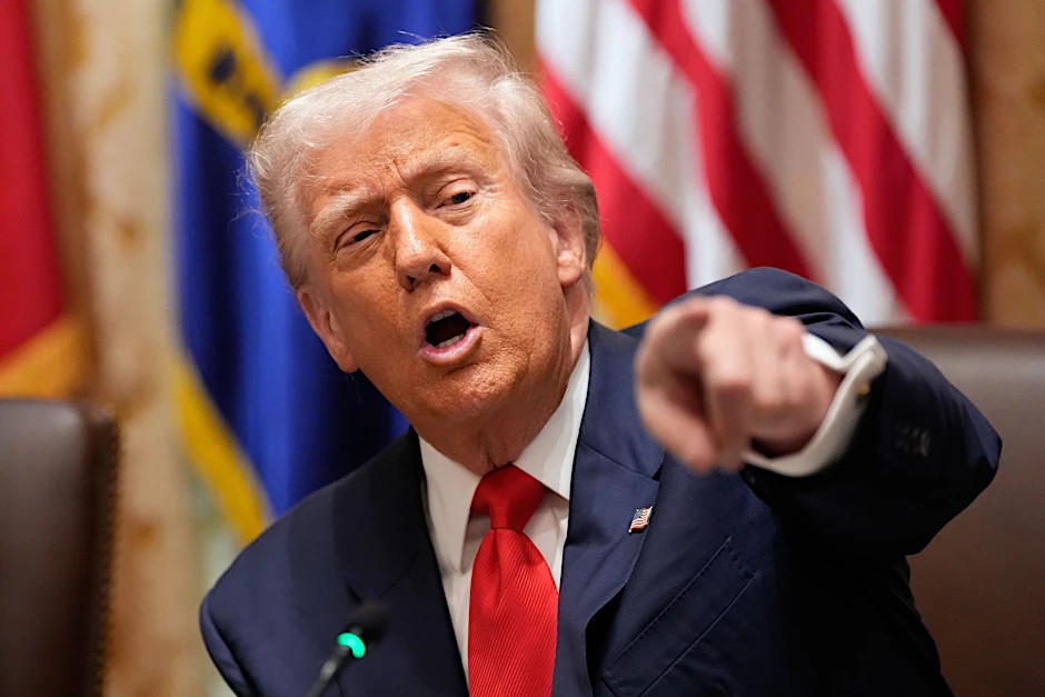 US-Präsident Donald Trump. Seine Regierung plant im Rahmen des Friedensplans für die Ukraine eine wirtschaftliche Reintegration Russlands.