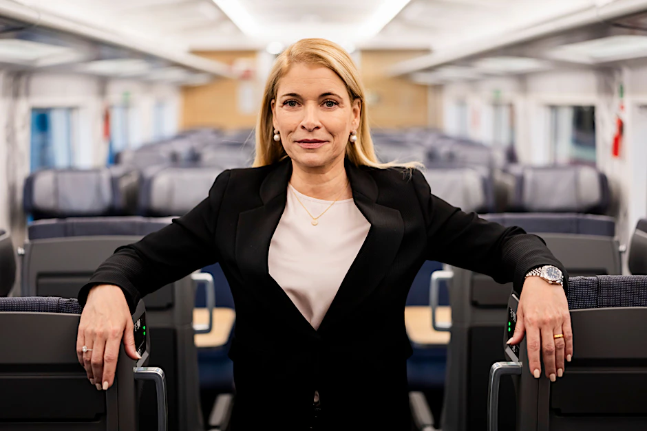 Evelyn Palla, Vorstandsvorsitzende der DB, will den Konzern grundlegend verändern.