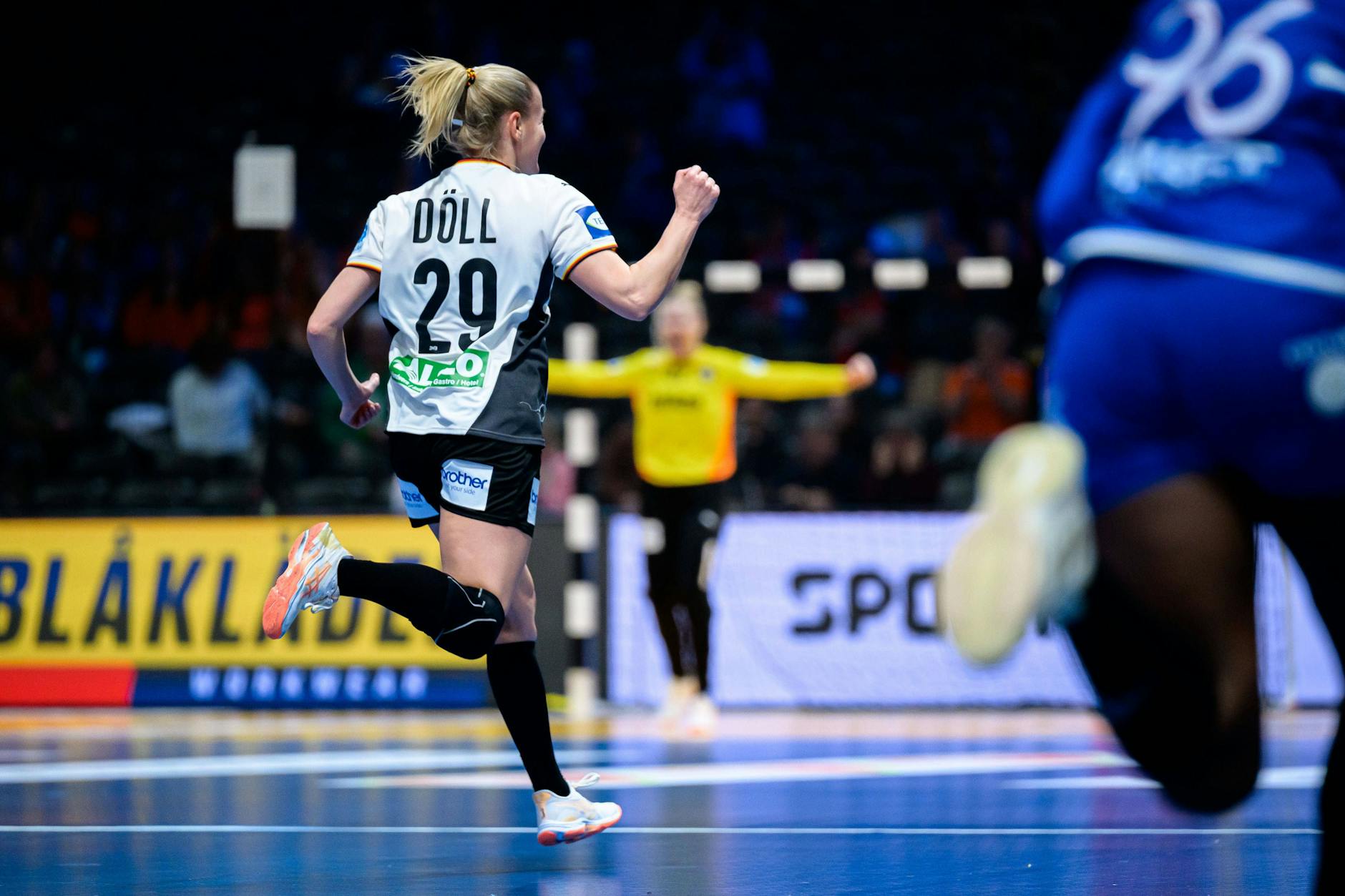 Die Spielerin des Spieles Antje Döll.