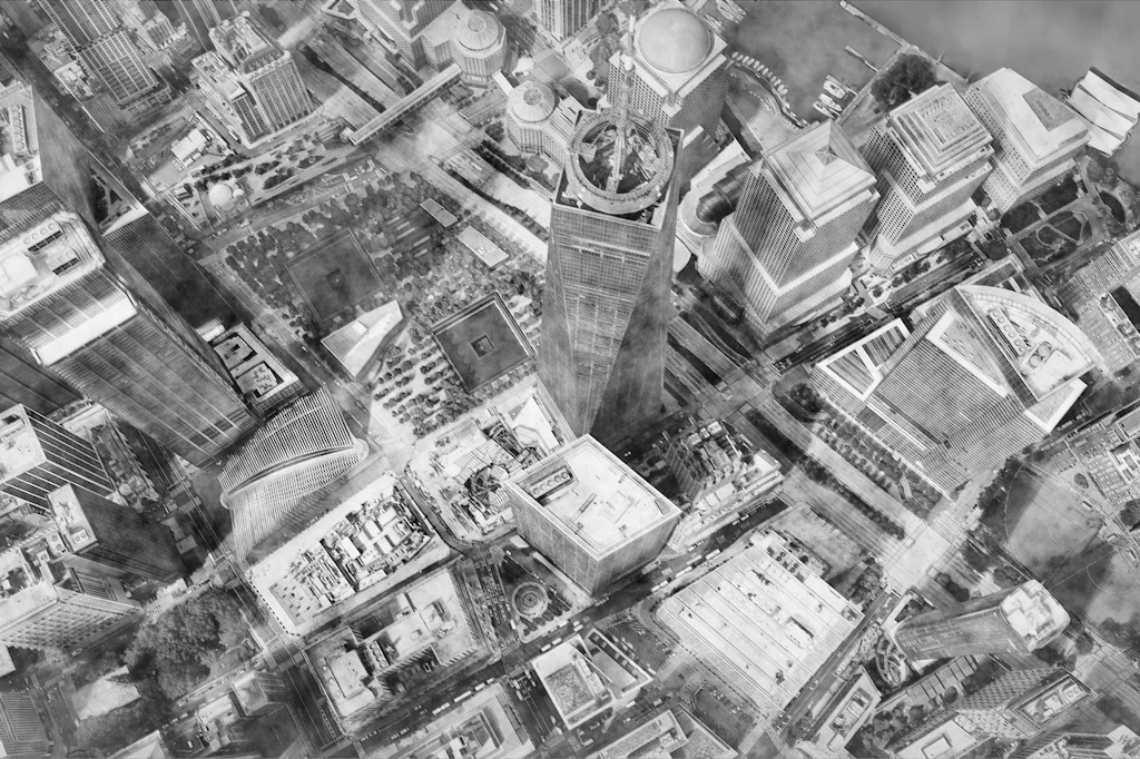 Dystopische Fotoarbeit zur Zukunft von New York City
