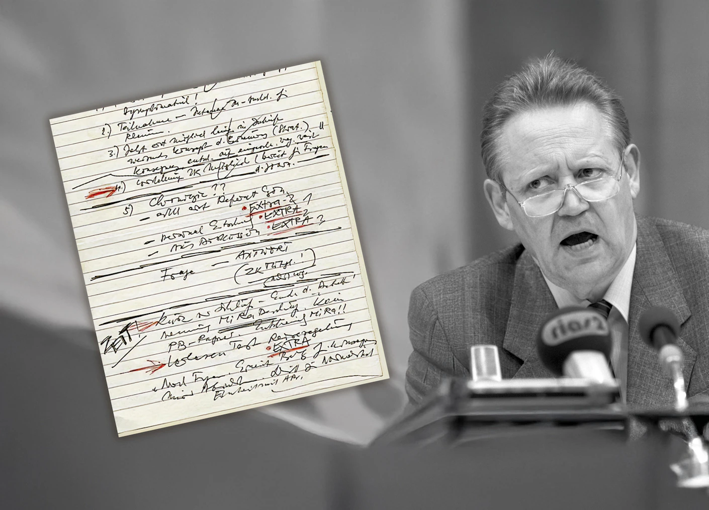 Der Schabowski-Zettel: Ein geheimnisvoller Deal hinter dem Mauerfall