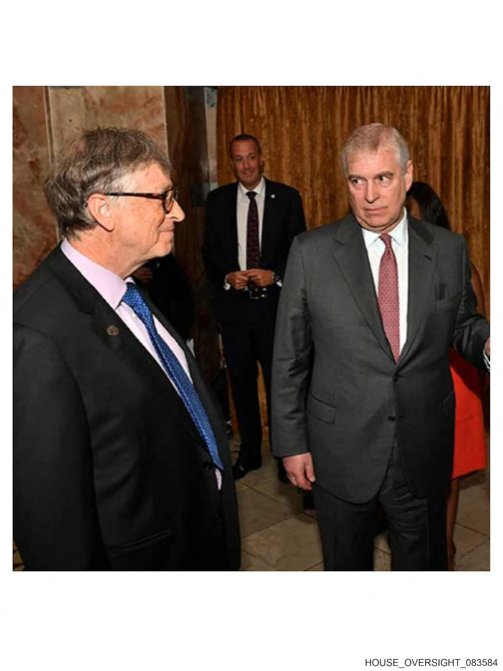 Microsoft-Gründer Bill Gates und der ehemalige britische Prinz Andrew