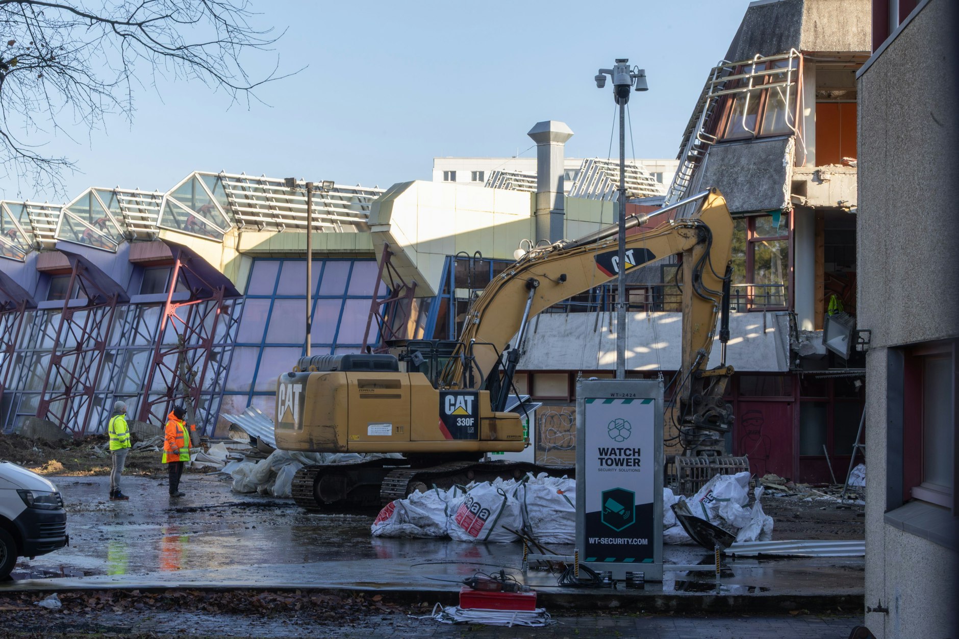 Abrissarbeiten am SEZ