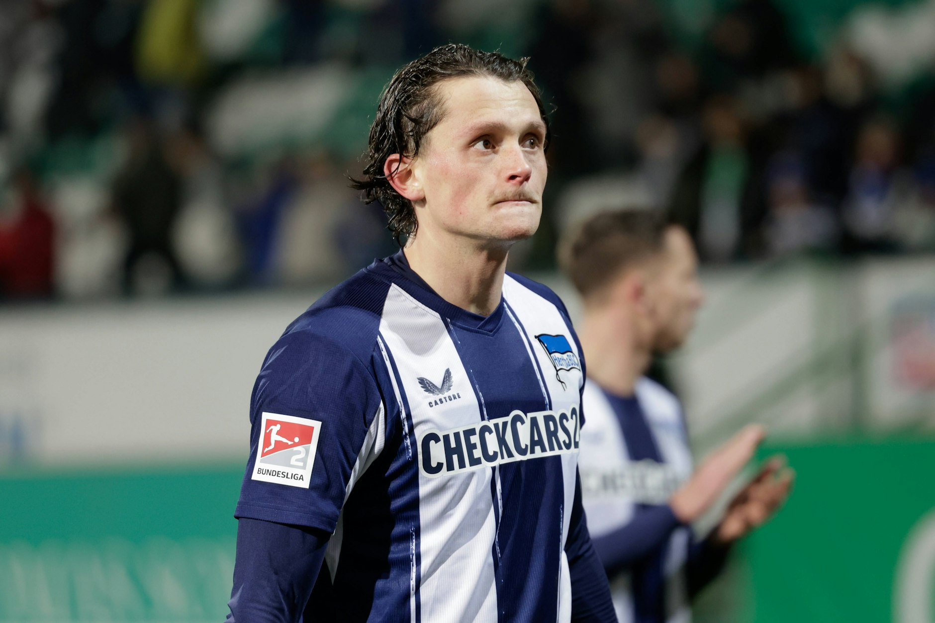 Der Frust sitzt bei Herthas Kapitän Reese wegen der VAR-Witze tief. Er will schon gar nicht mehr nach einem Tor jubeln.