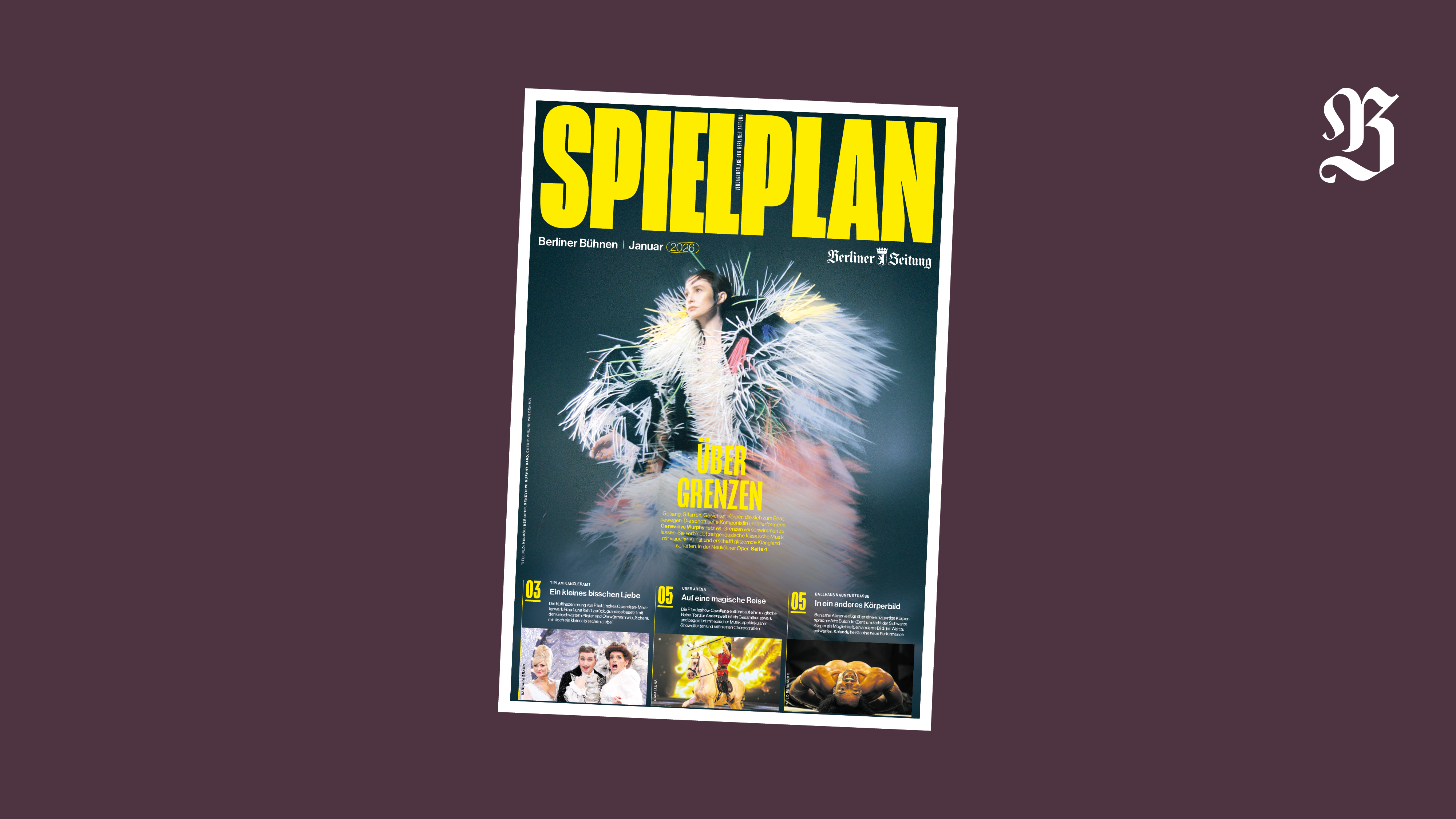 Wissen, was in Berlin gespielt wird.