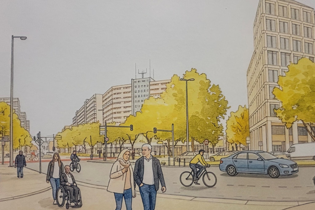 „Mehr Amsterdam, weniger Houston“: Senat zeigt neue Verkehrsvisionen für Berlin-Mitte