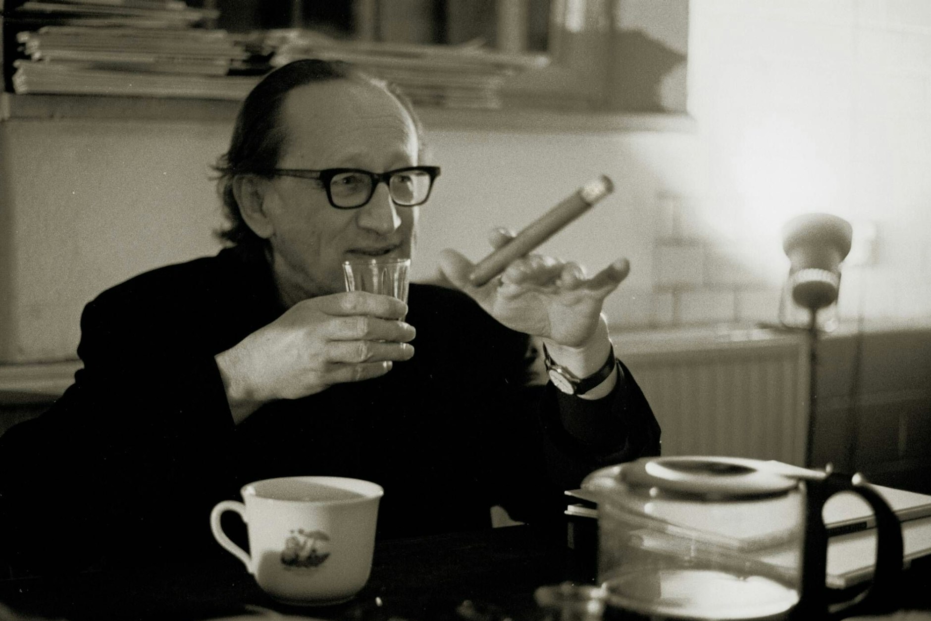 Heiner Müller, zwei Jahre vor seinem Tod