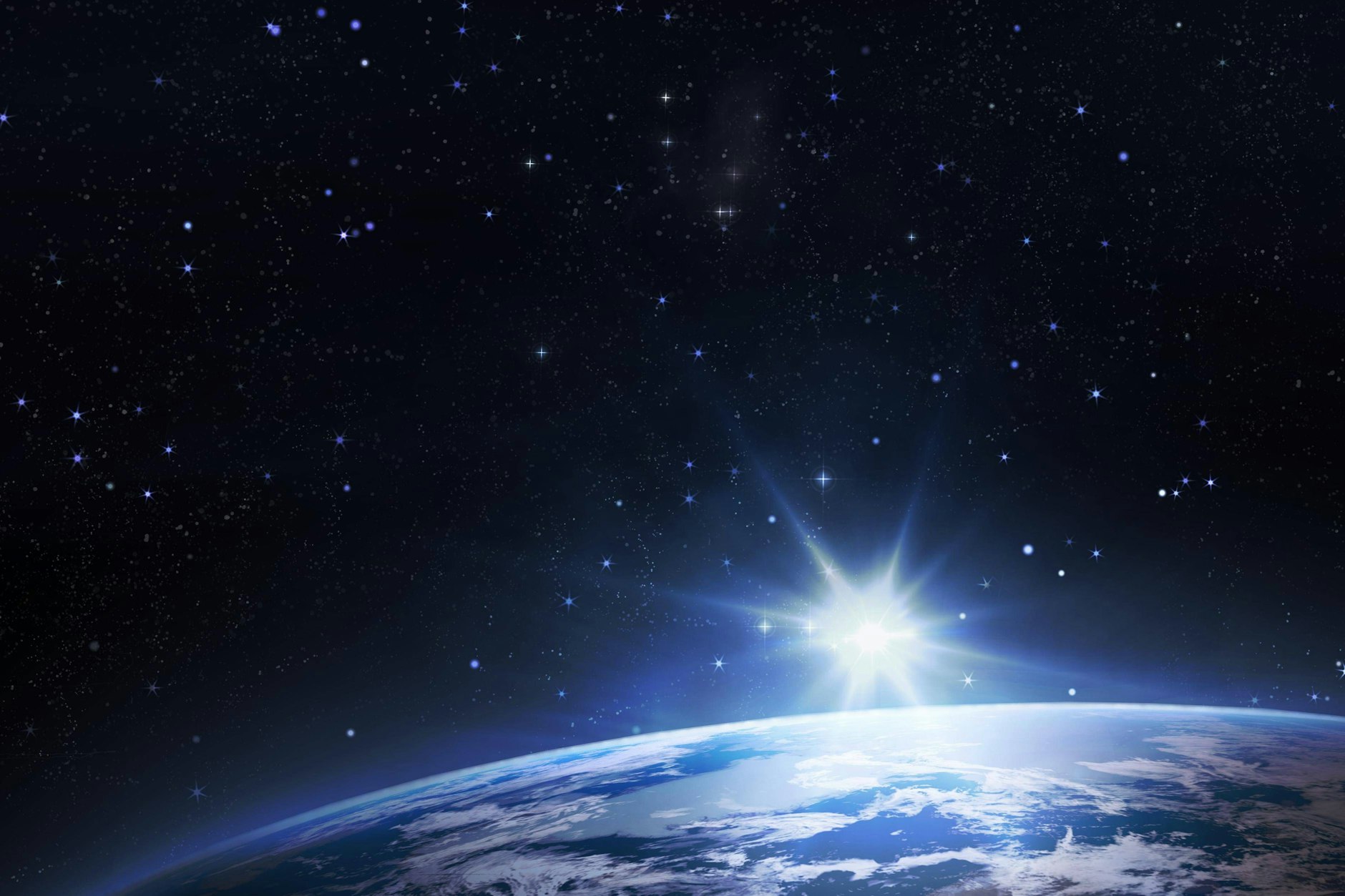 Die Erdatmosphäre bei Sonnenaufgang. Die USA wollen künftig mit modernerer Technik Raketen beim Eintritt in die Atmosphäre abfangen.