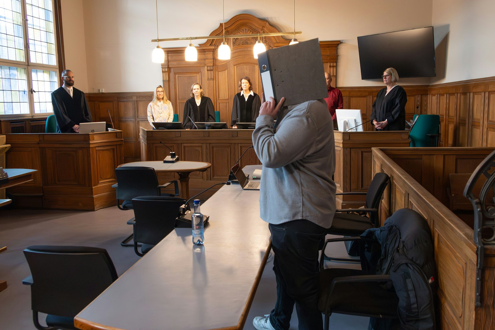 Der Angeklagte Nils H. (28) vor Gericht in Berlin.