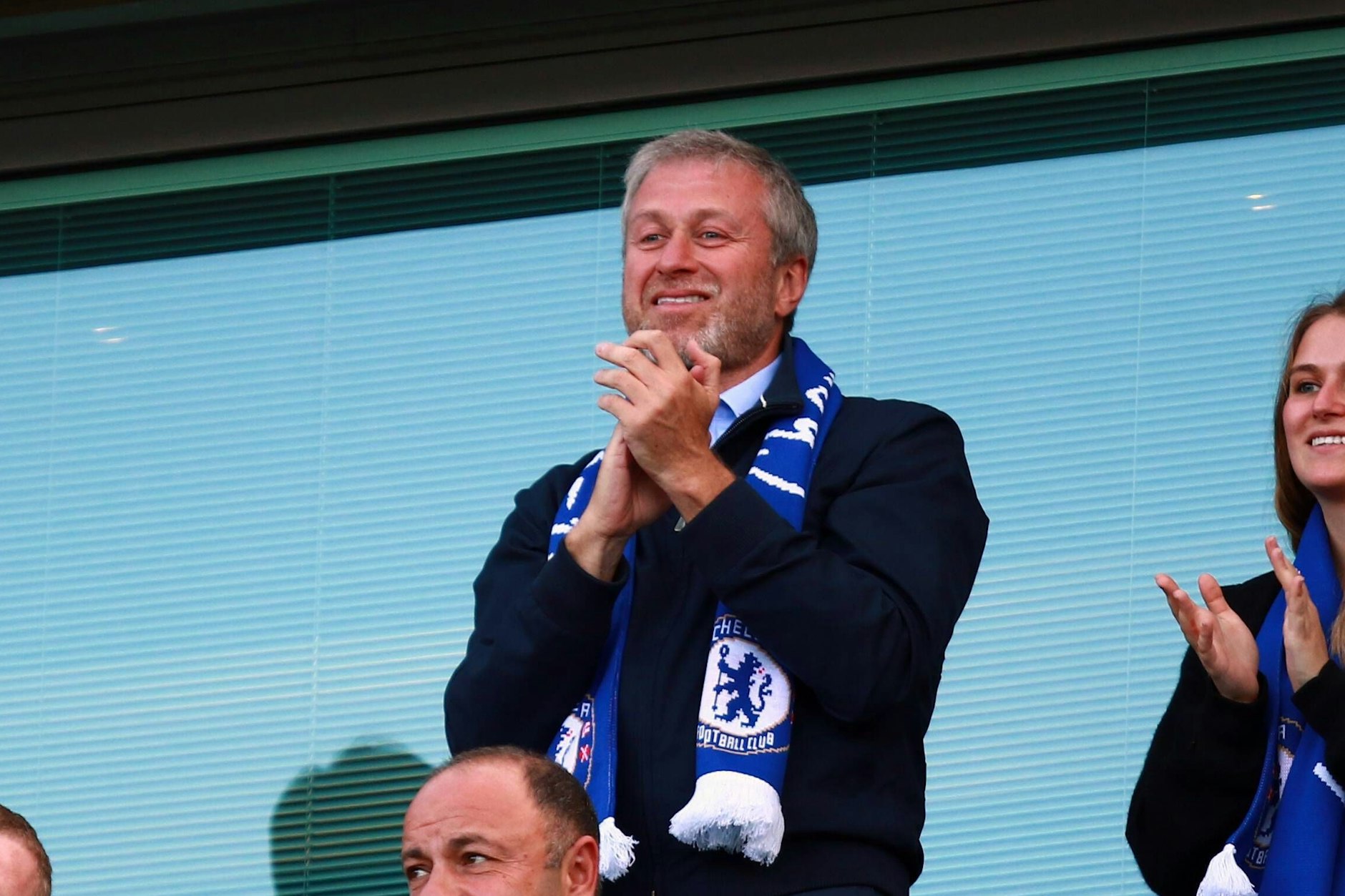 Roman Abramowitsch auf der Ehrentribüne beim Premier-League-Spiel des FC Chelsea gegen Sunderland an der Stamford Bridge