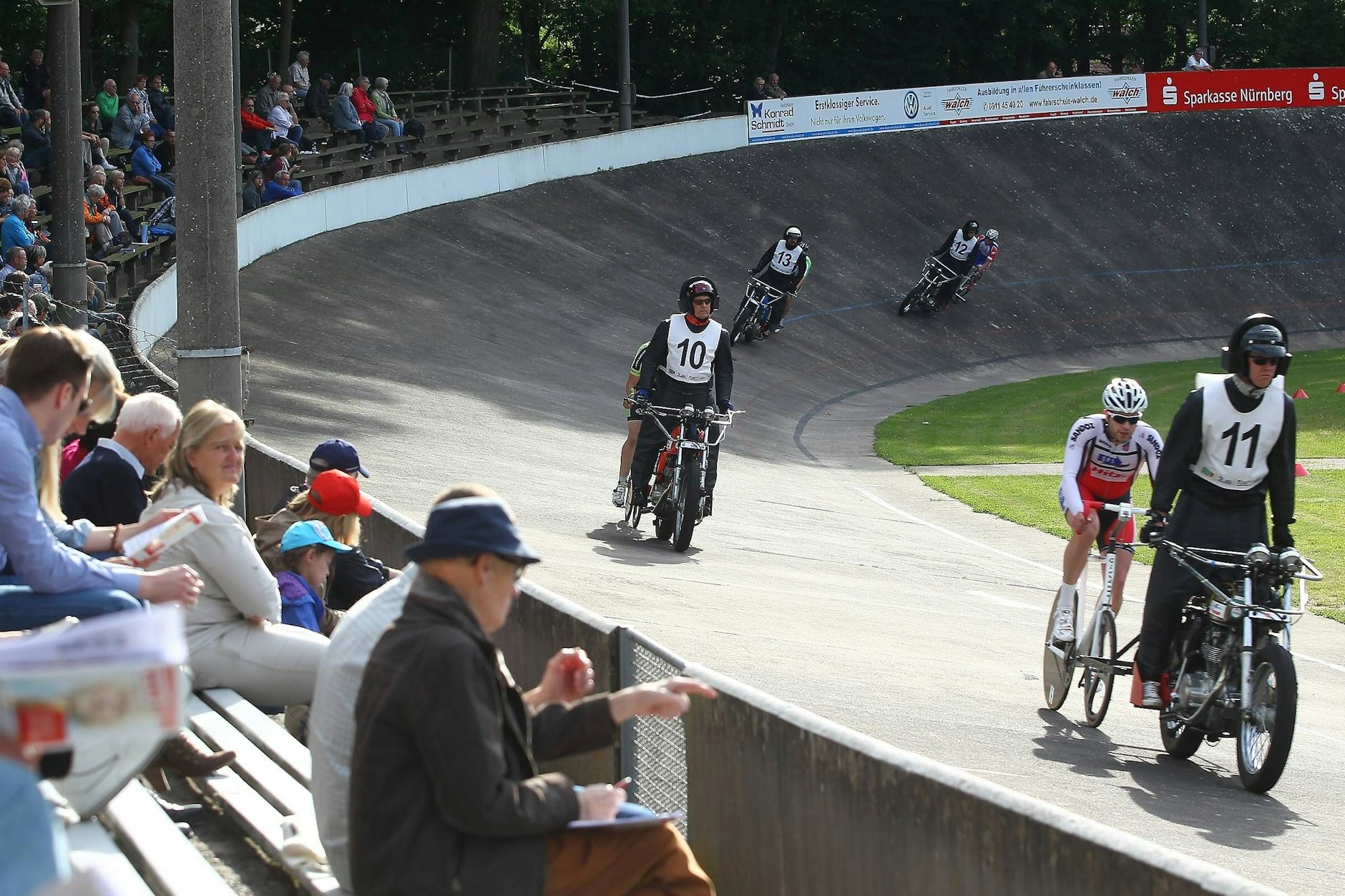 Die Radsportarena in Nürnberg: 2014 fuhr man hier noch Rennen.