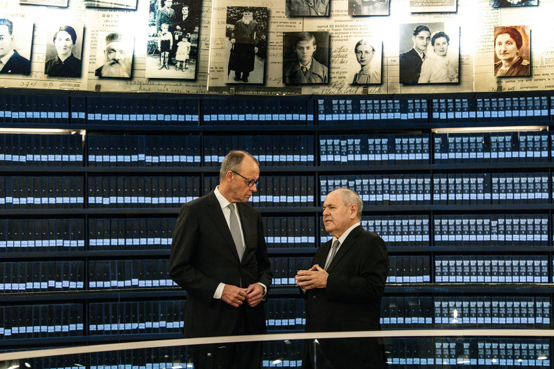 Treffen von Bundeskanzler Friedrich Merz und Dani Daya, dem Leiter der Gedenkstätte Yad Vashem