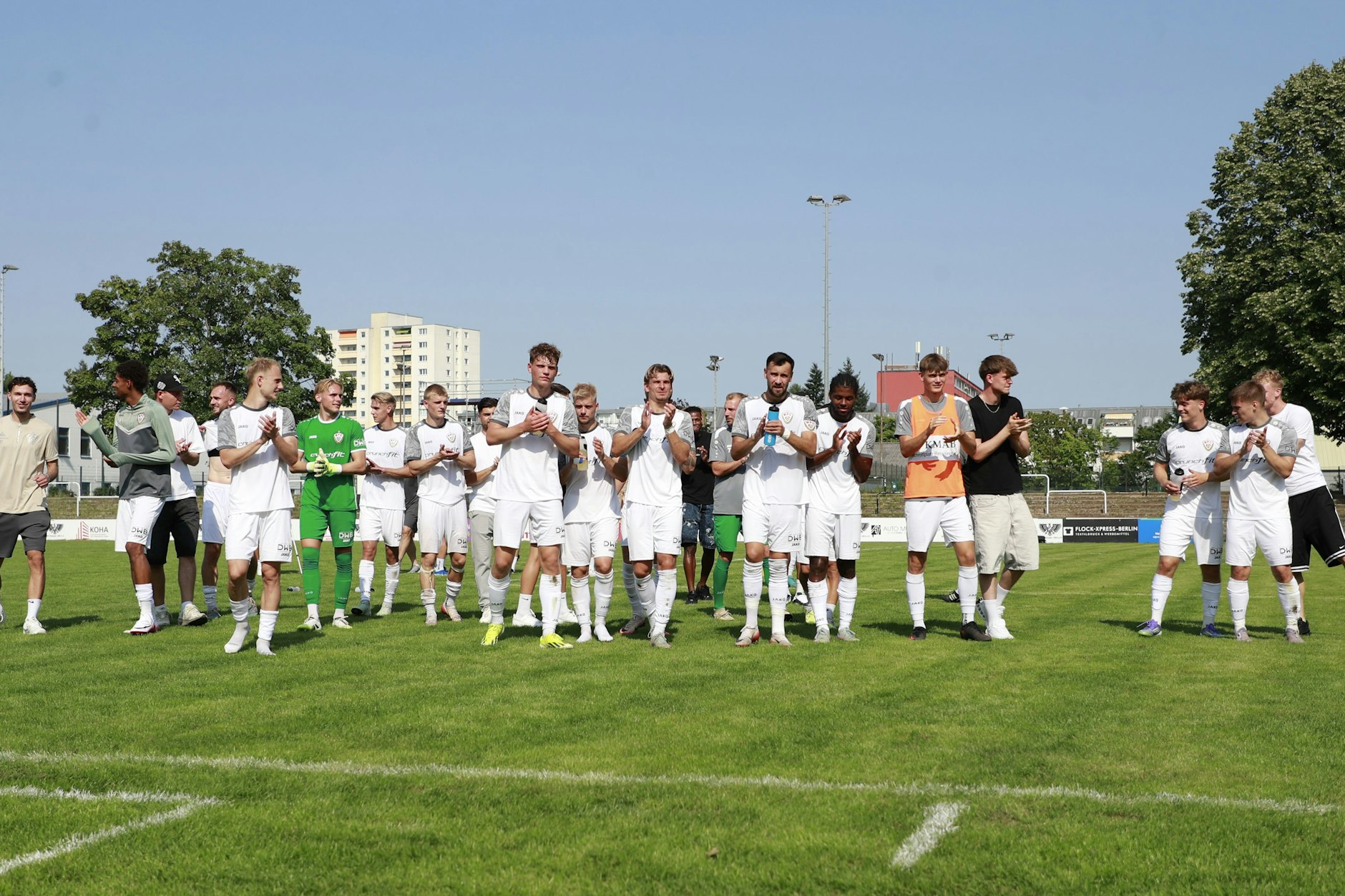 Im Punktspiel gewann der BFC Dynamo beim BFC Preussen 2:1.