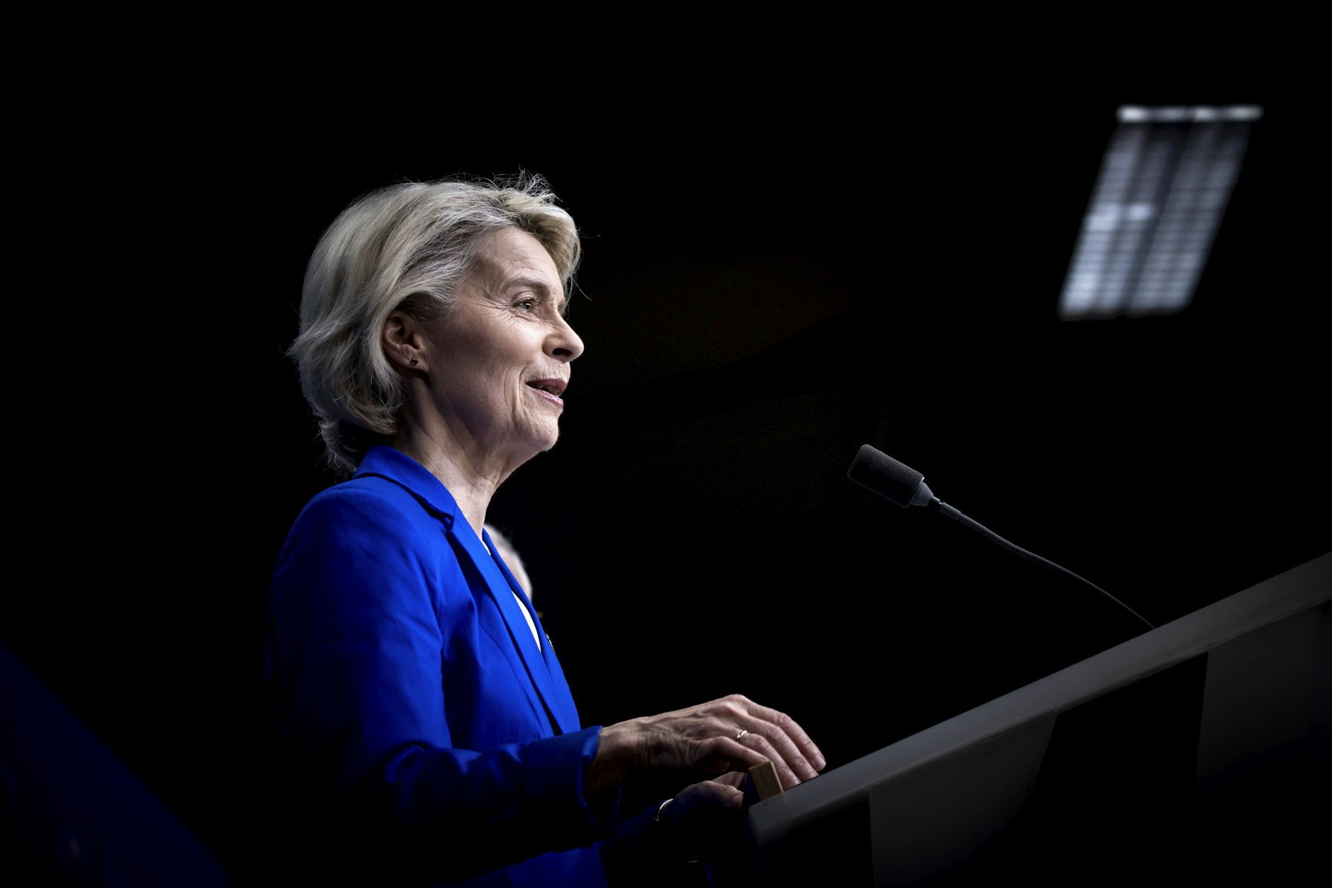 EU-Kommissionschefin Ursula von der Leyen. Die EU versucht, eingefrorenes russisches Vermögen der Ukraine bereitzustellen.