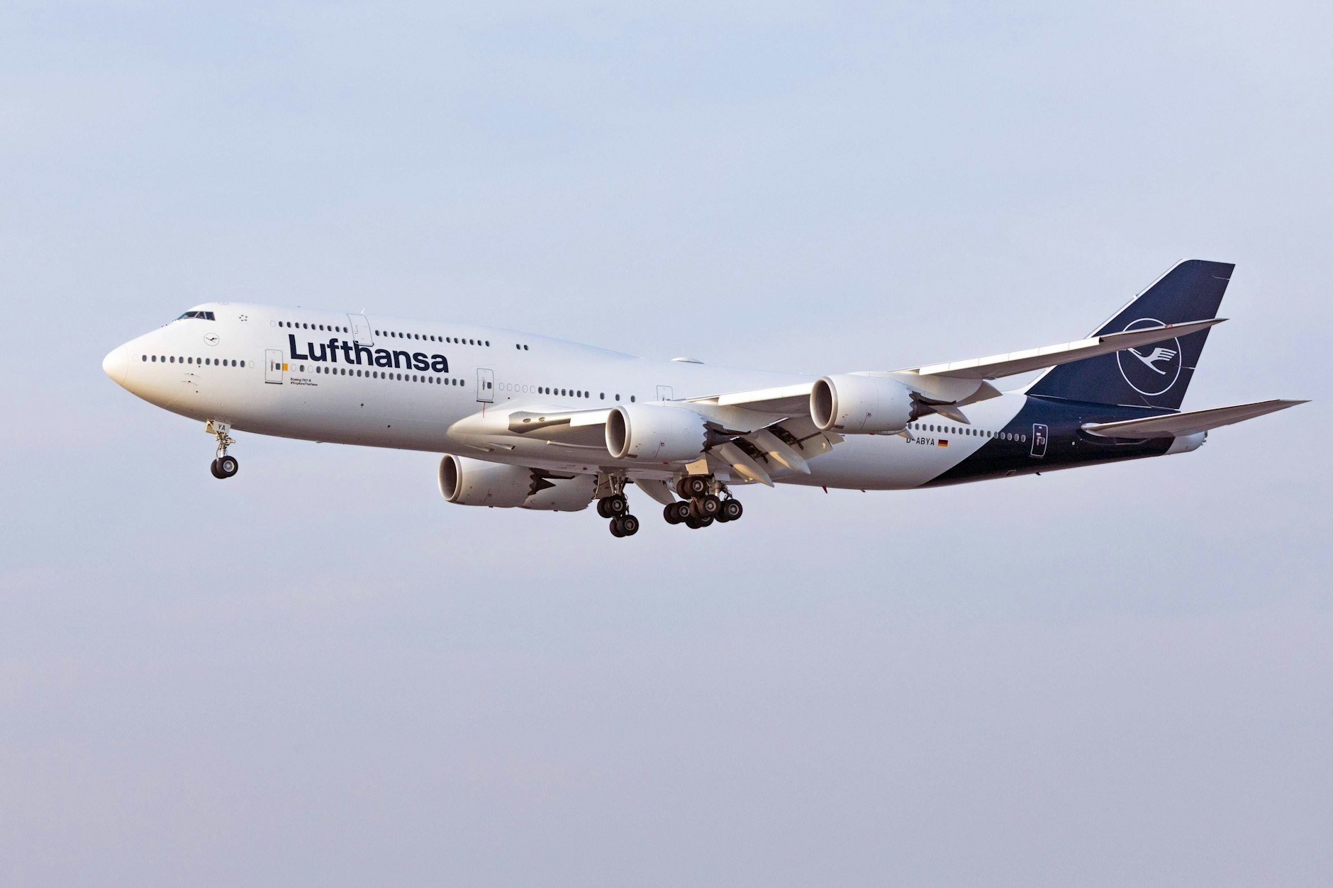 747 der Lufthansa.