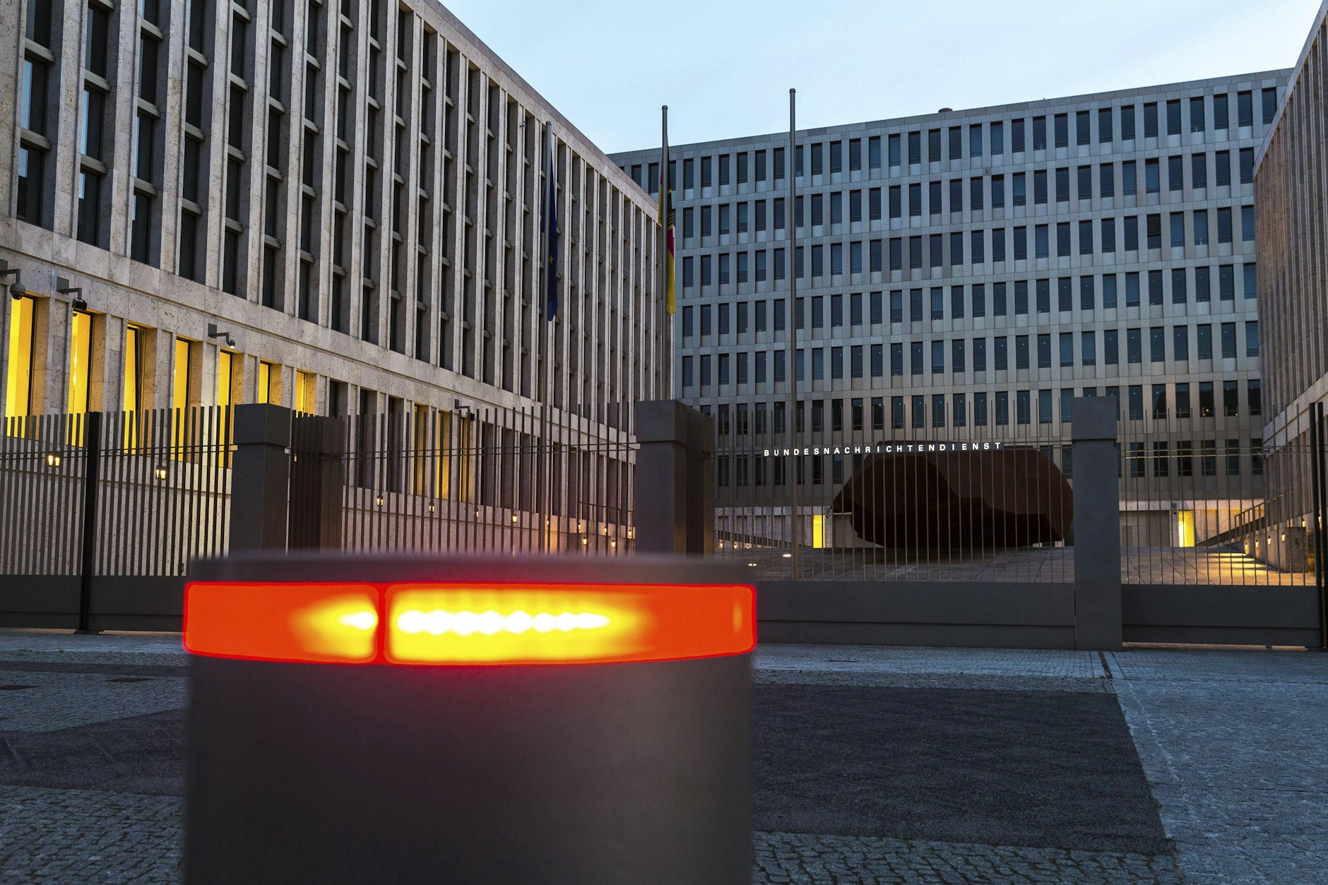 Das Gebäude des Bundesnachrichtendienstes in der Chausseestrasse in Berlin-Mitte