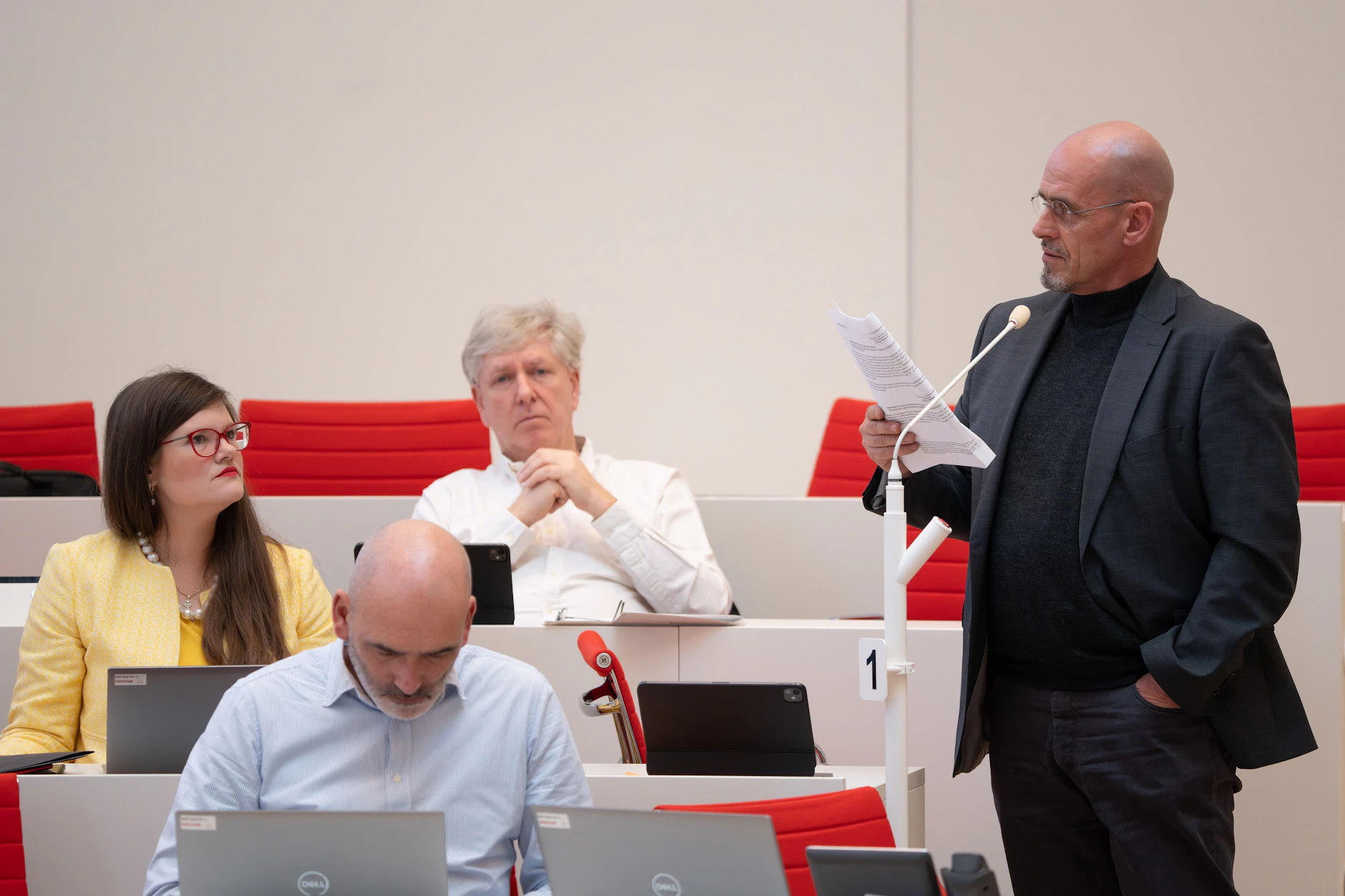 Noch im BSW: Initiator des Gesetzes: André&nbsp; von Ossowski (mi.)