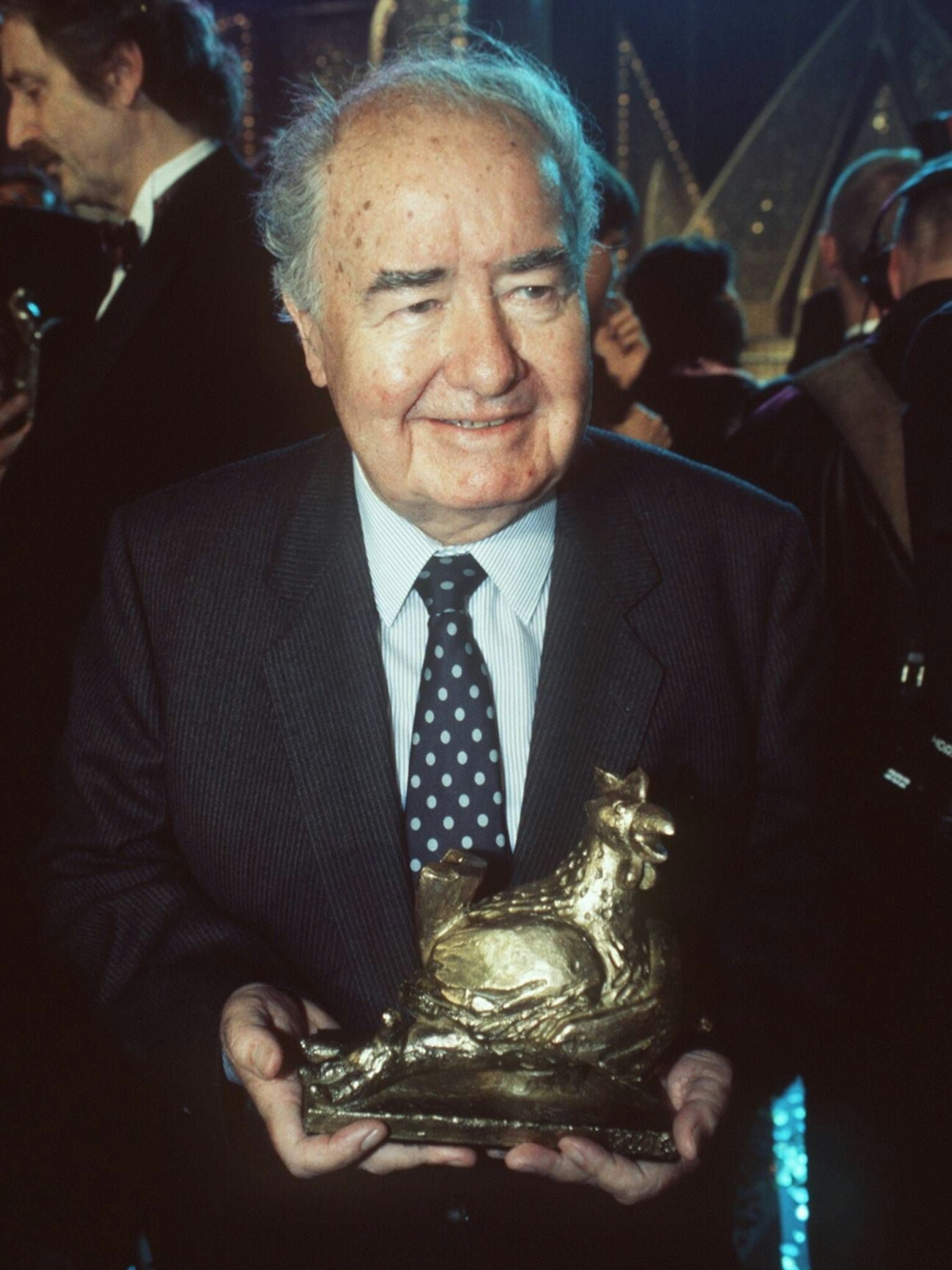 Heinz Quermann wurde 2000 in Berlin mit der Goldenen Henne ausgezeichnet.