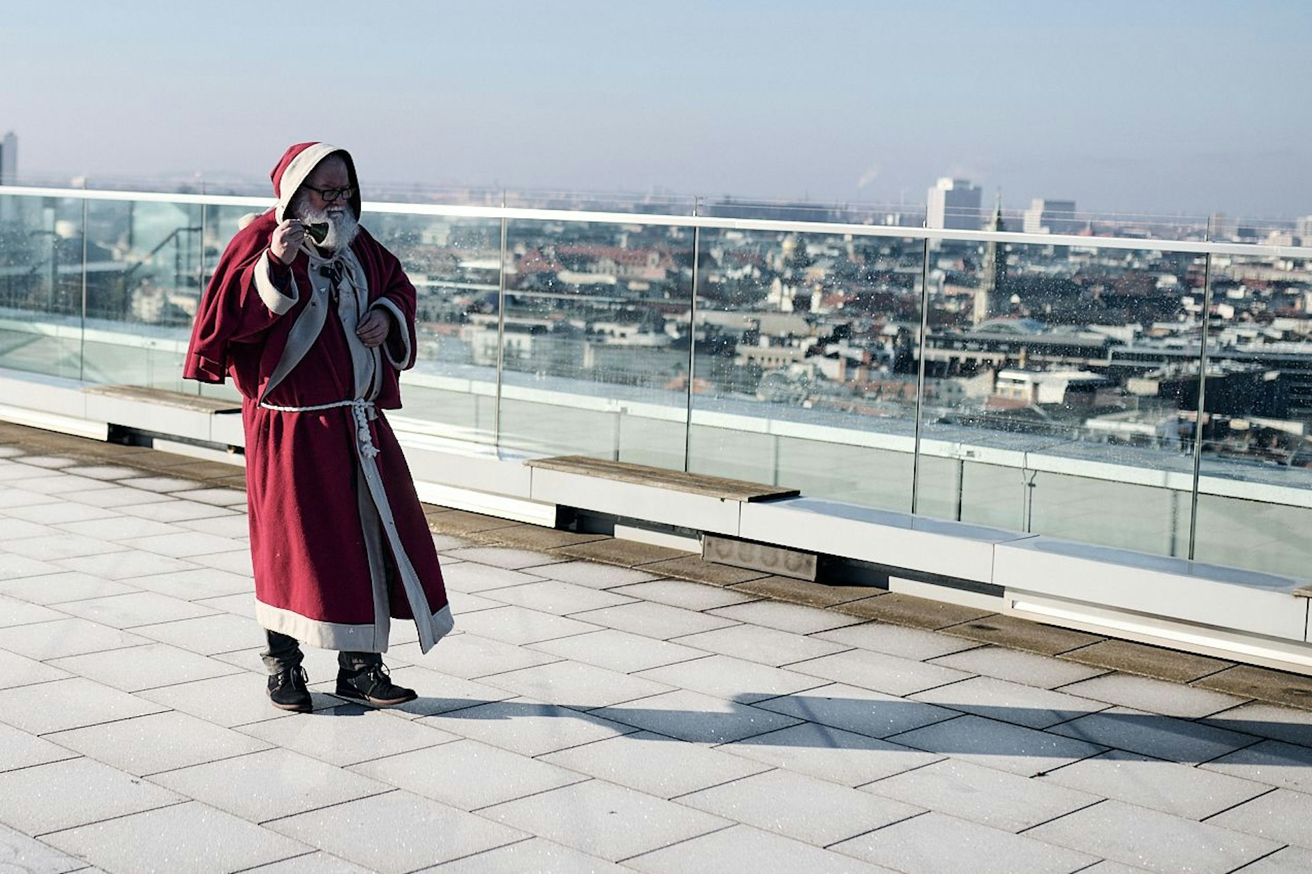 Das Revier von Weihnachtsmann Michael Rosensky ist Berlin.