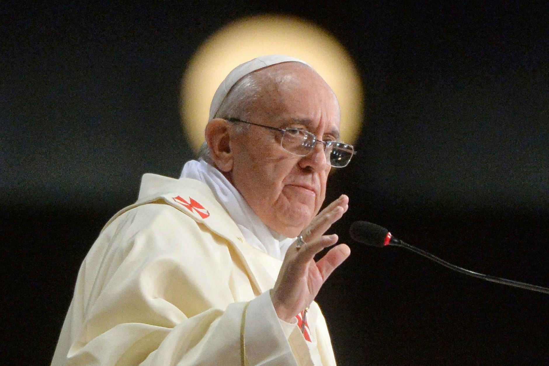 Papst Franziskus bei einem öffentlichen Auftritt. Zwölf Jahre lang stand er an der Spitze der katholischen Kirche.