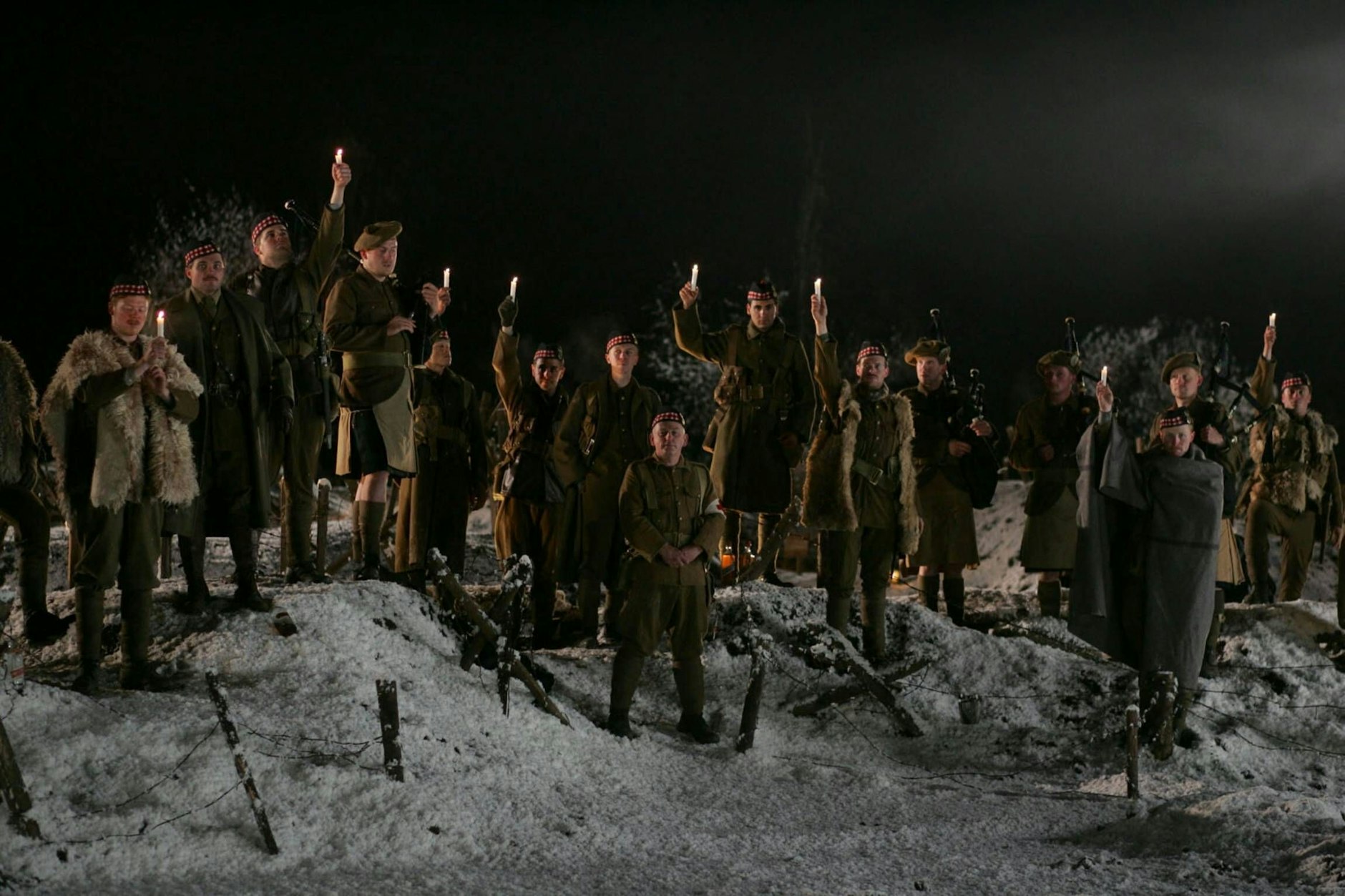 Schottische Soldaten begraben für eine Nacht im 1. Weltkrieg das Kriegsbeil in „Merry Christmas“.