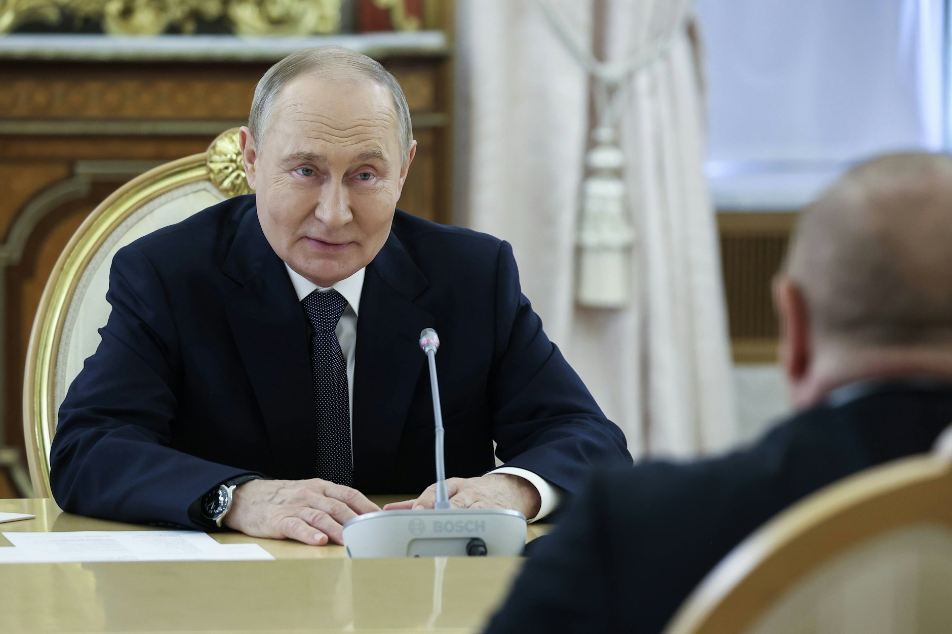 Beim GUS-Treffen 2024 – damals noch in Moskau.