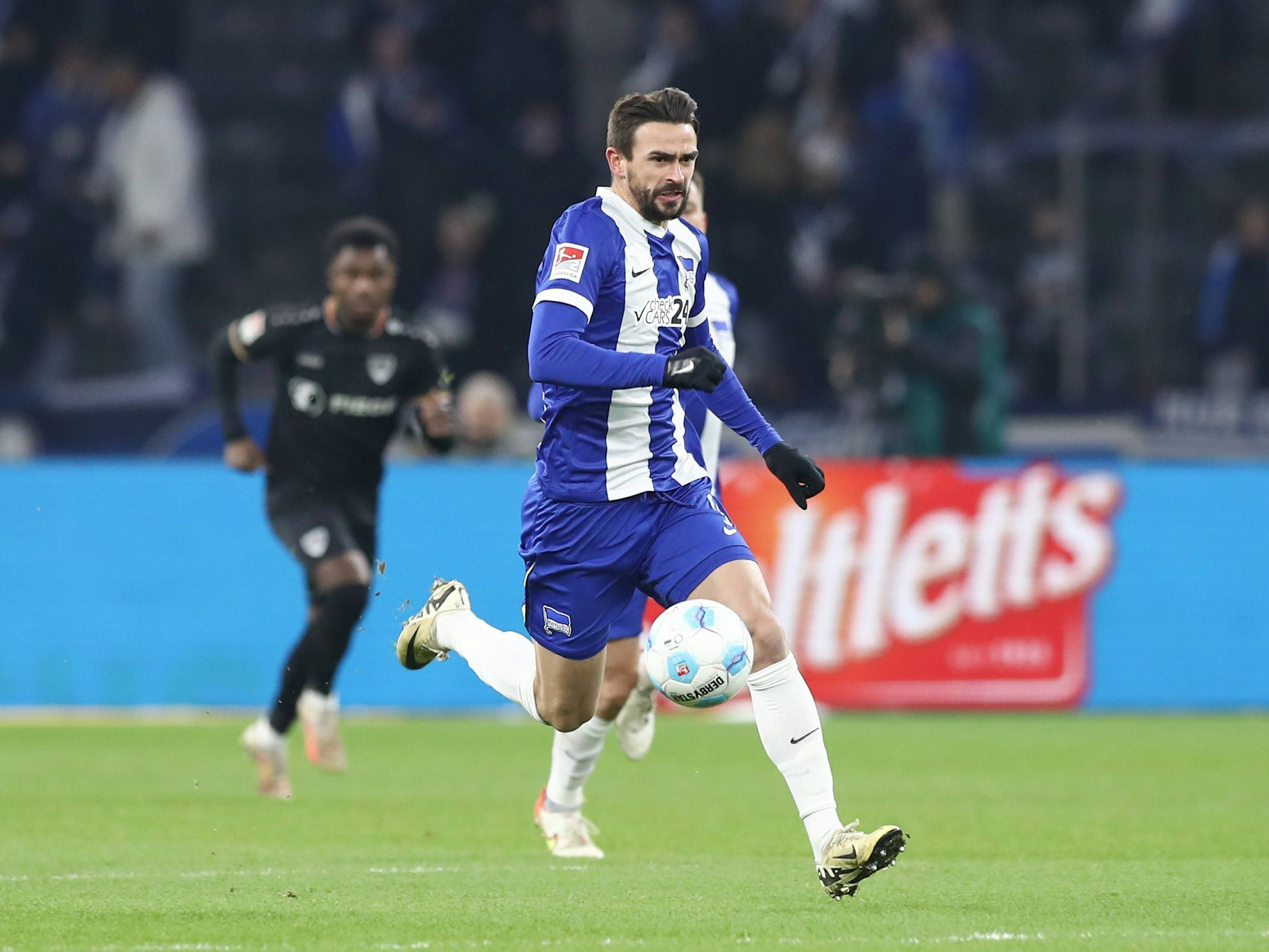 Von 2023 bis 2025 stürmte Smail Prevljak für Hertha. Dabei kam er nur auf fünf Tore.