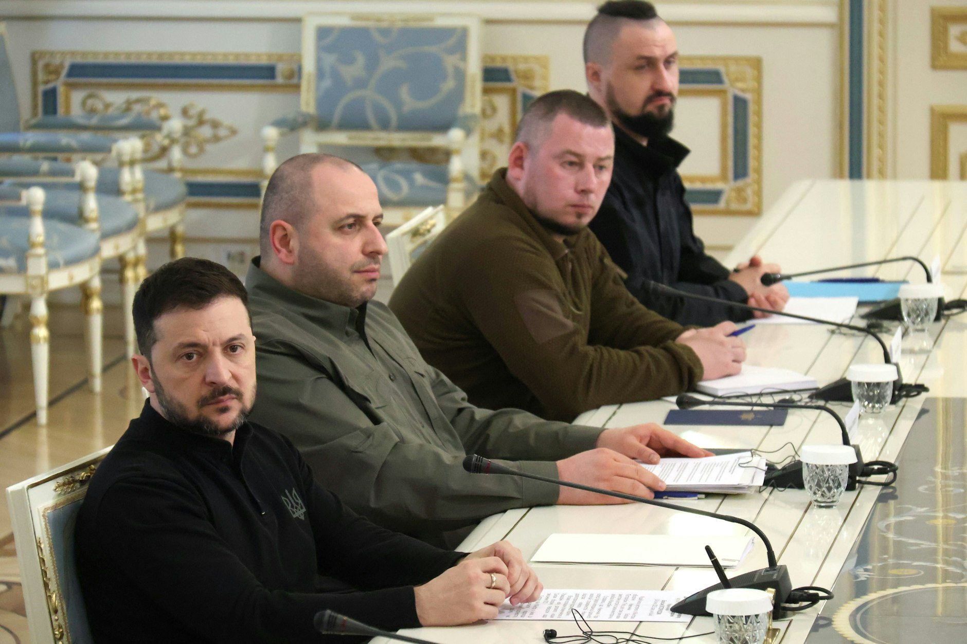 Präsident Wolodymyr Selenskyj und Chefunterhändler Rustem Umjerow sind – was den Korruptionsskandal angeht – bisher glimpflich davongekommen.