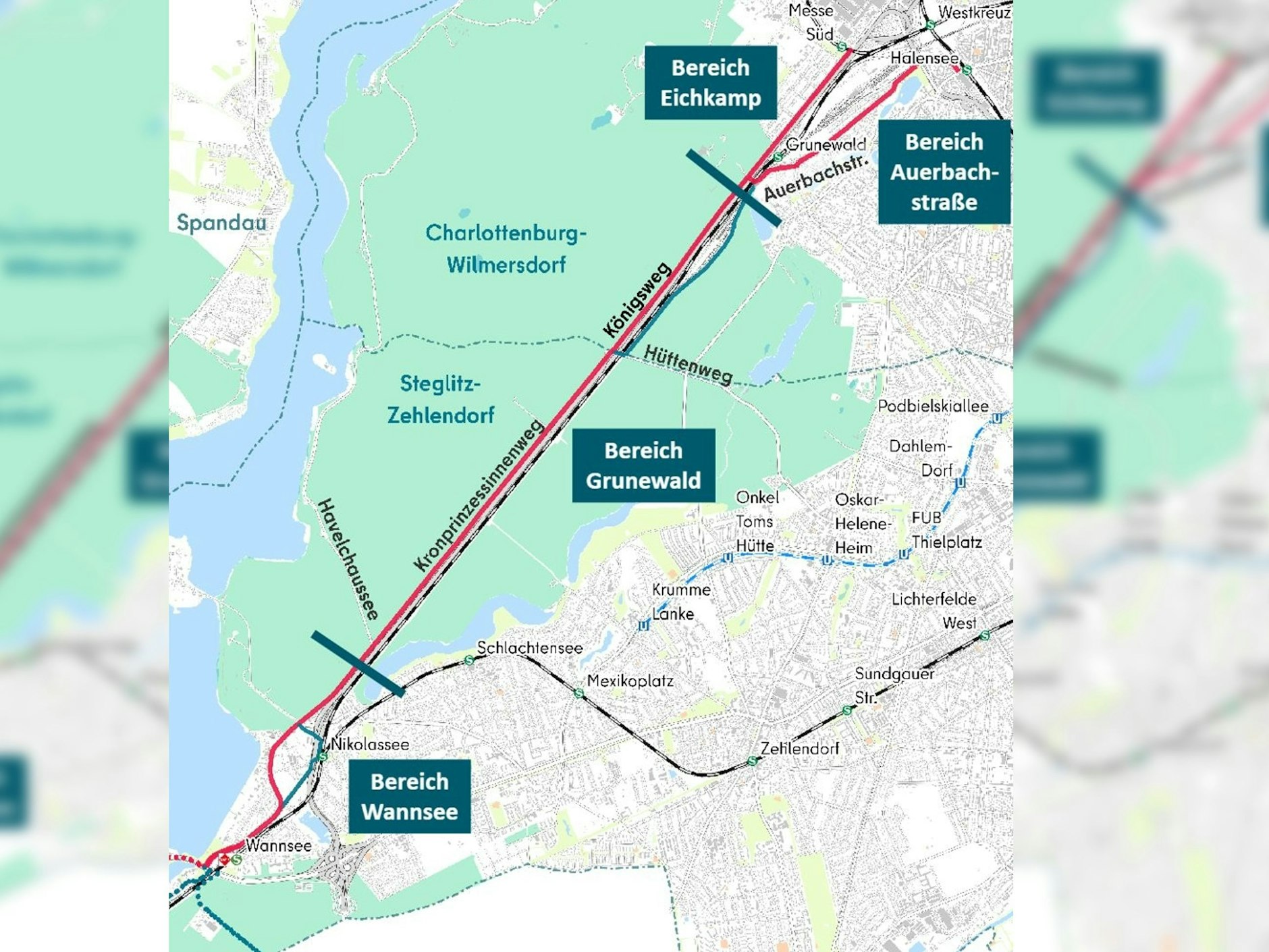 So soll die zusammenhängende Schnellstrecke am Ende aussehen.