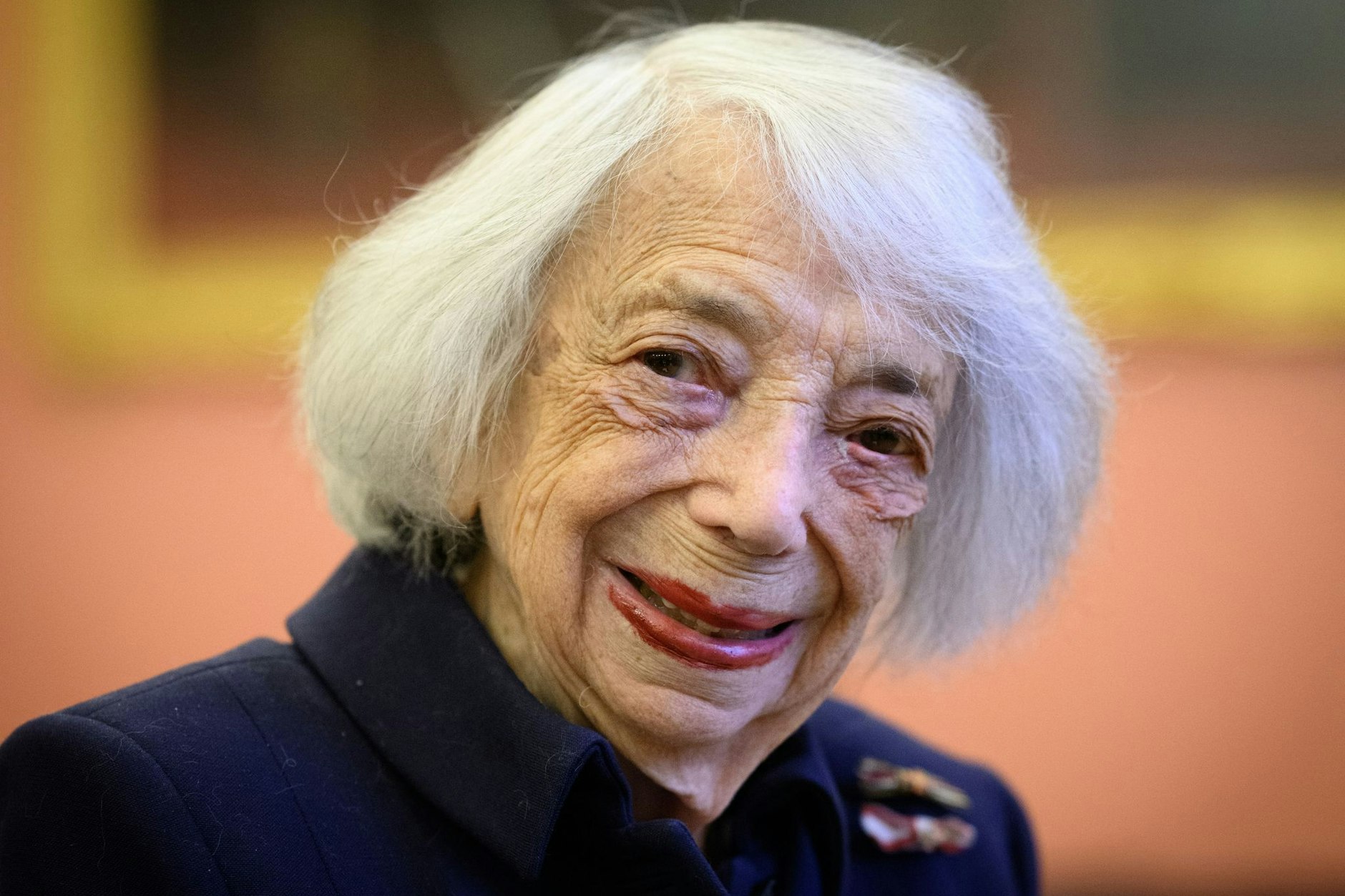 Zeitzeugin Margot Friedländer bei einer Veranstaltung in Berlin. Bis ins hohe Alter setzte sie sich gegen das Vergessen ein.