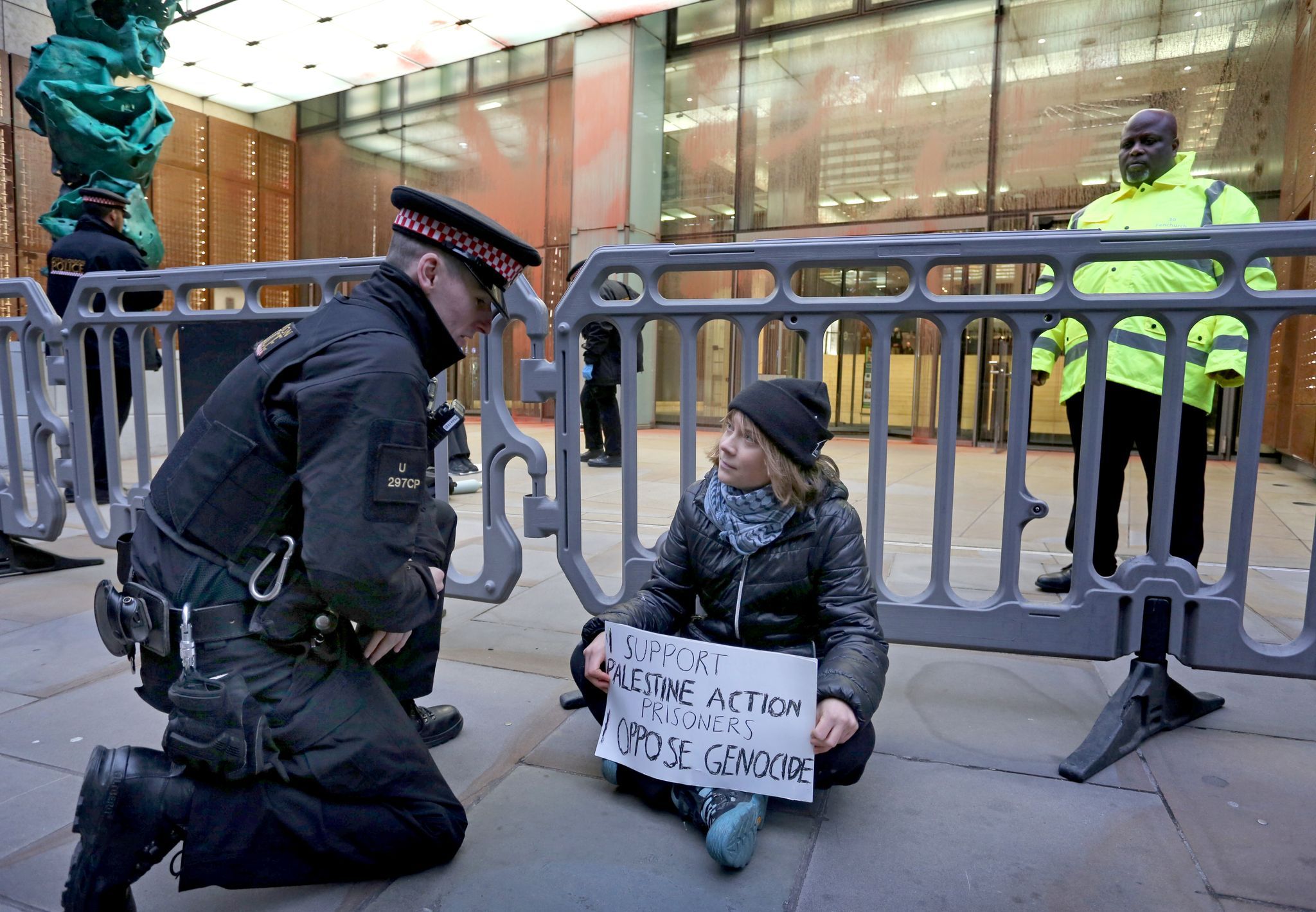 Image - Greta Thunberg in London festgenommen