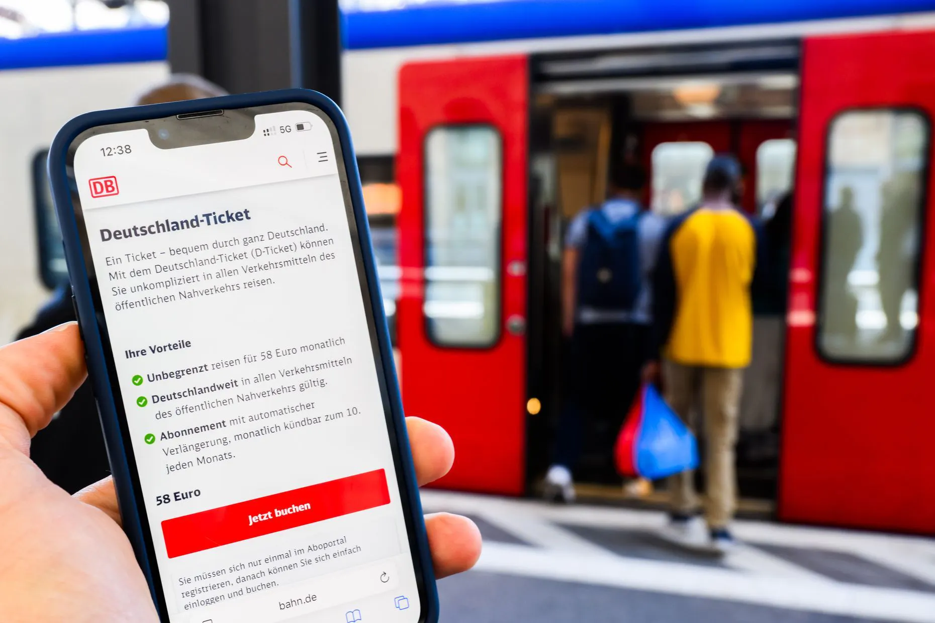 Das Deutschlandticket wird in diesem Jahr teurer.