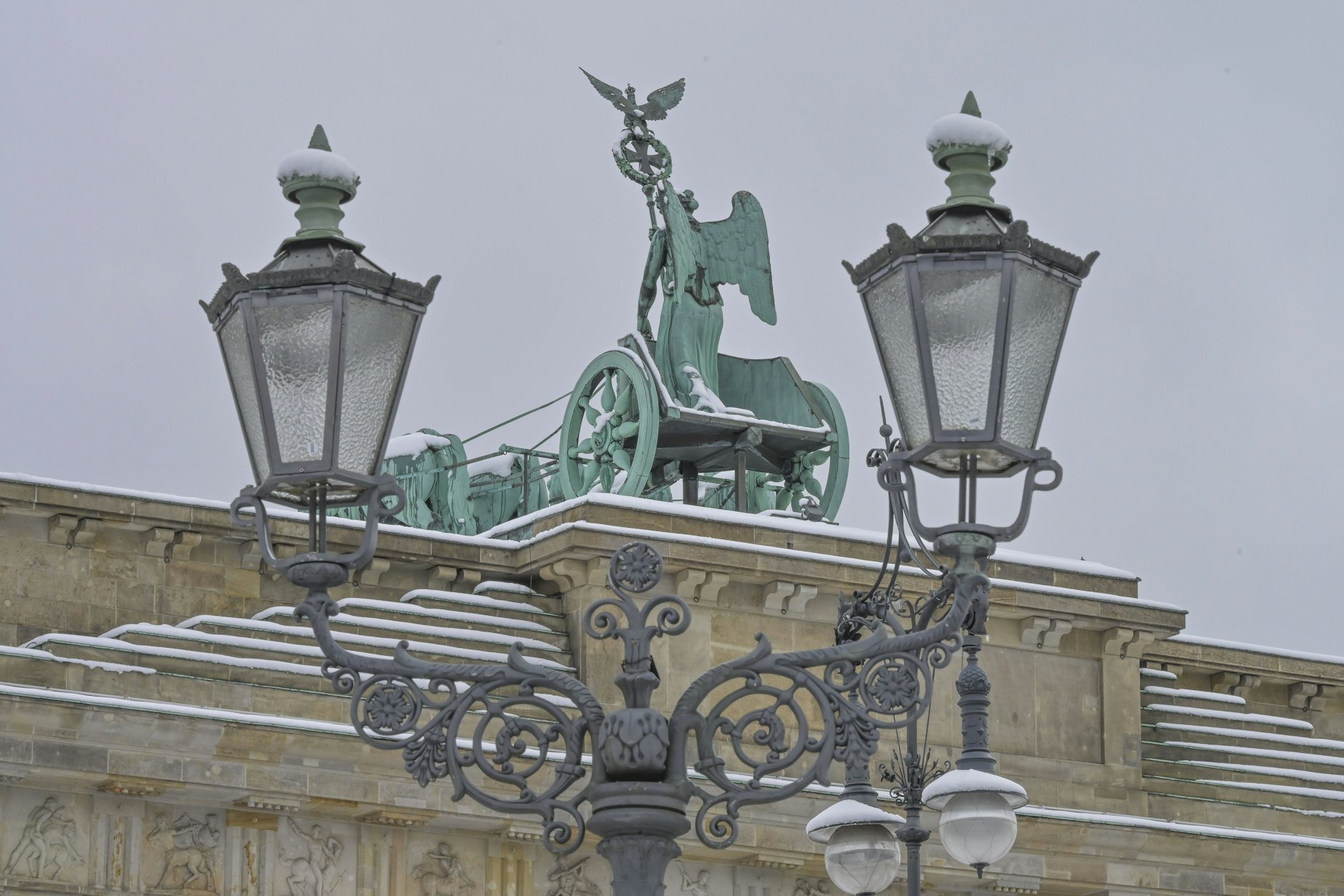 Brandenburger Tor im Febbruar – nun wird es nochmal kälter.