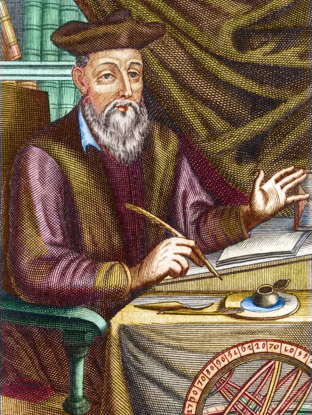 Nostradamus hinterließ seine Vorhersagen in Versen.