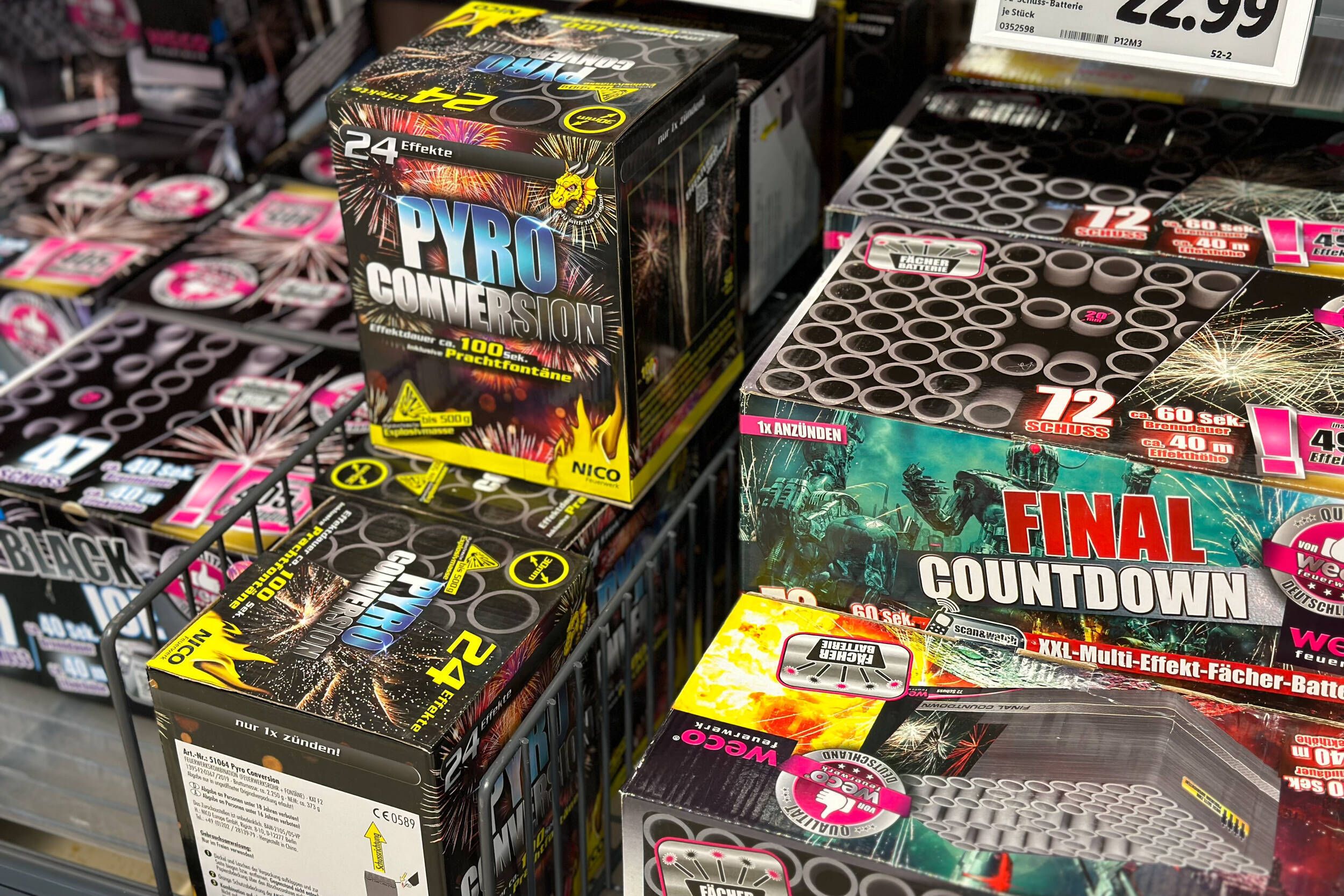 Feuerwerks-Diebe räumen Lager in mehreren Städten leer