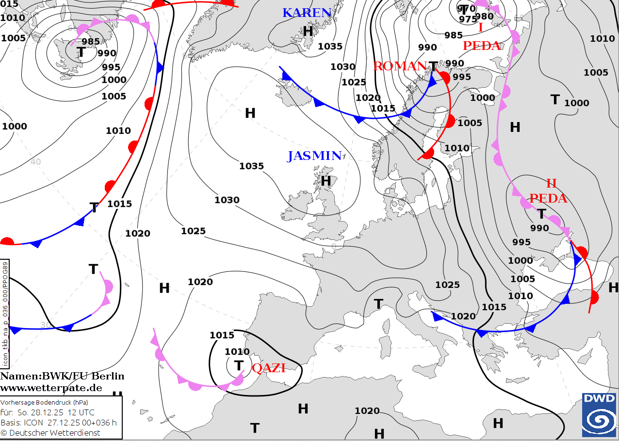 Wetterkarte: Warum es im nächsten Jahr ein Hoch „Djamschid“ gibt