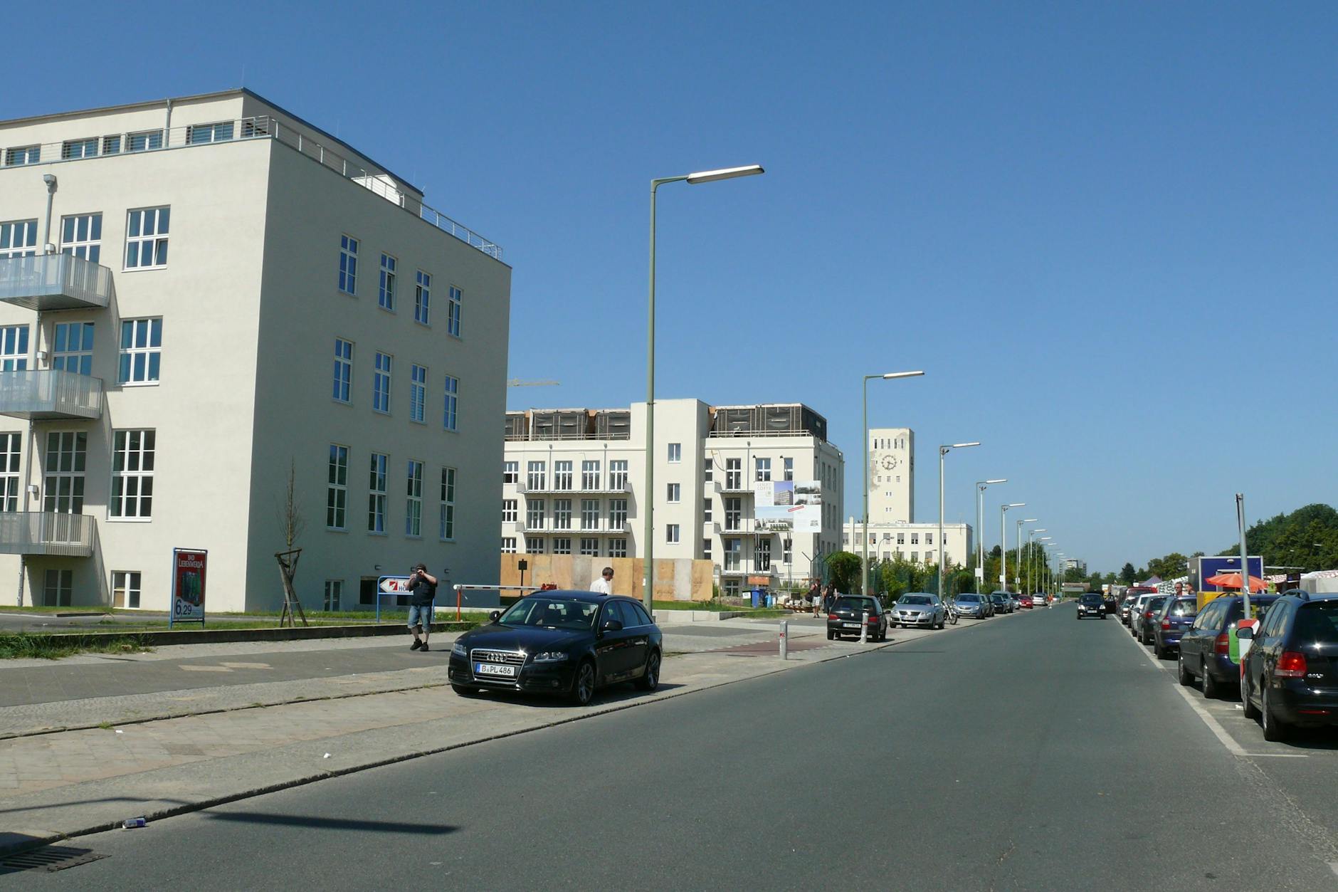 Der Platz des 4. Juli wird umgebaut.